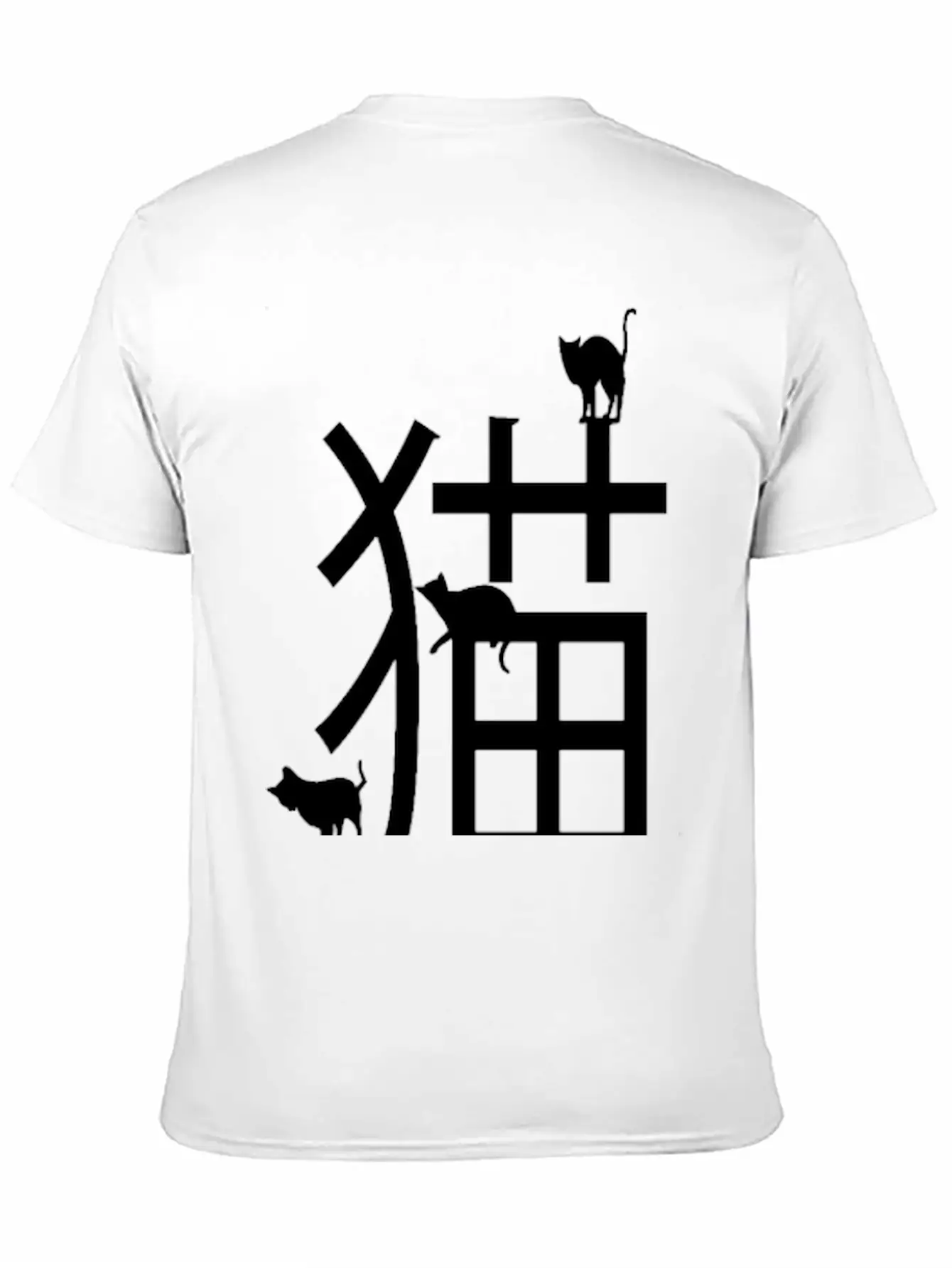 Cats, Japanese Art, Letters Classic Cotton Tee – Unisex Comfort For Any Season