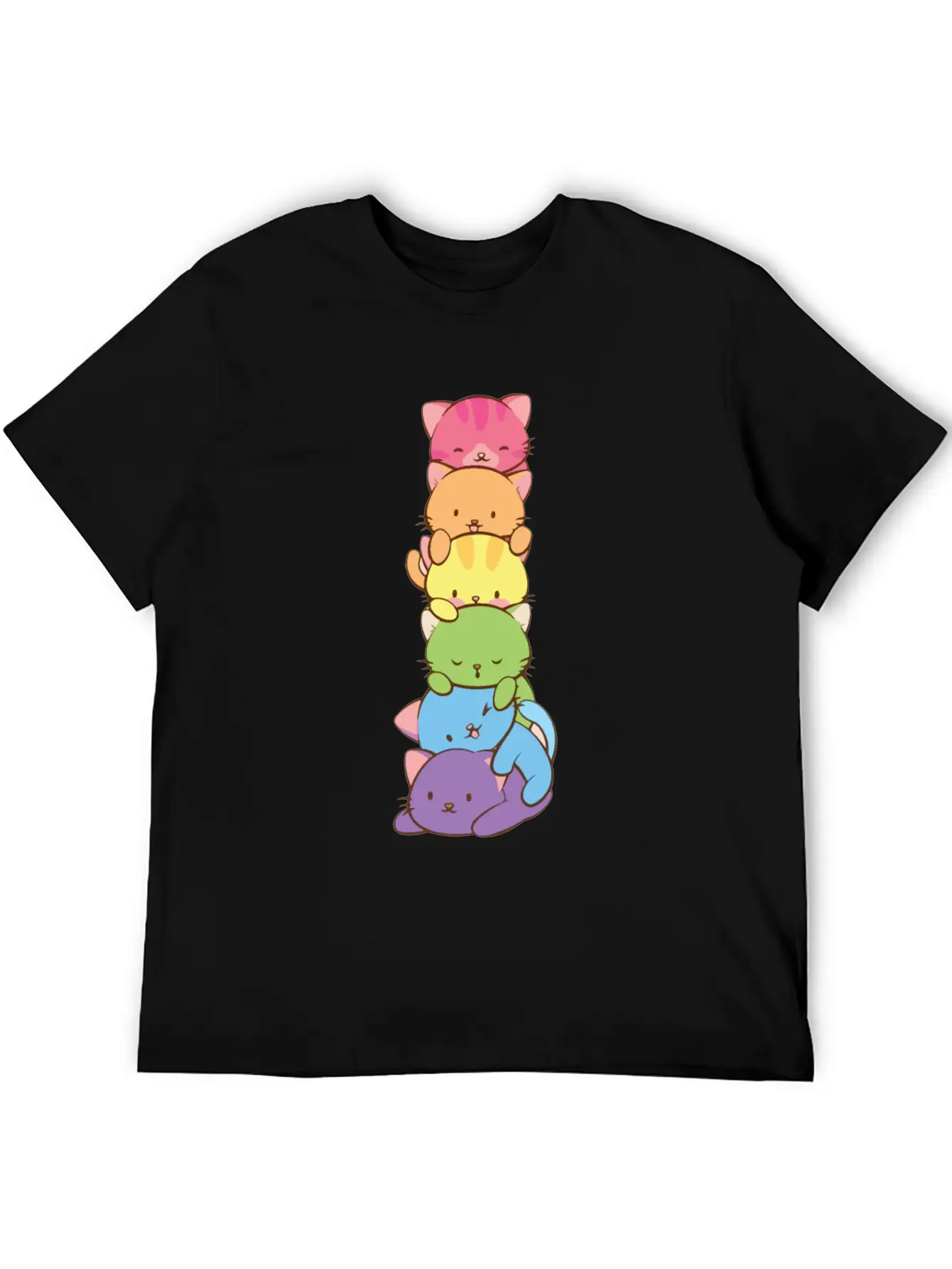 Cats Pride Pride Kittens LGBT Pride Timeless Short Sleeve Tee – Comfy And Minimalist Design