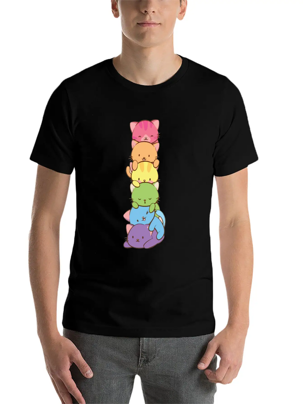 Cats Pride Pride Kittens LGBT Pride Timeless Short Sleeve Tee – Comfy And Minimalist Design