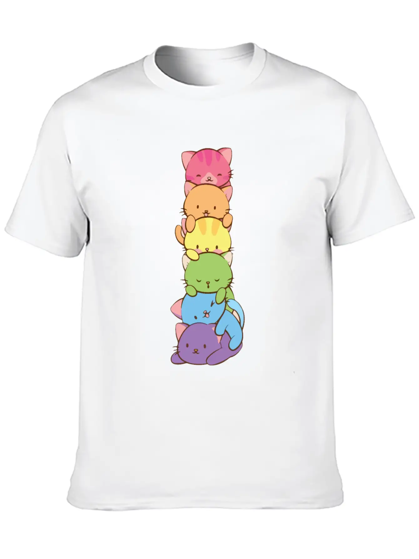 Cats Pride Pride Kittens LGBT Pride Timeless Short Sleeve Tee – Comfy And Minimalist Design