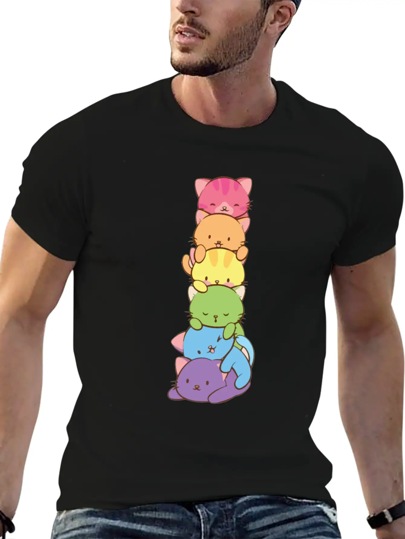 Cats Pride Pride Kittens LGBT Pride Timeless Short Sleeve Tee – Comfy And Minimalist Design