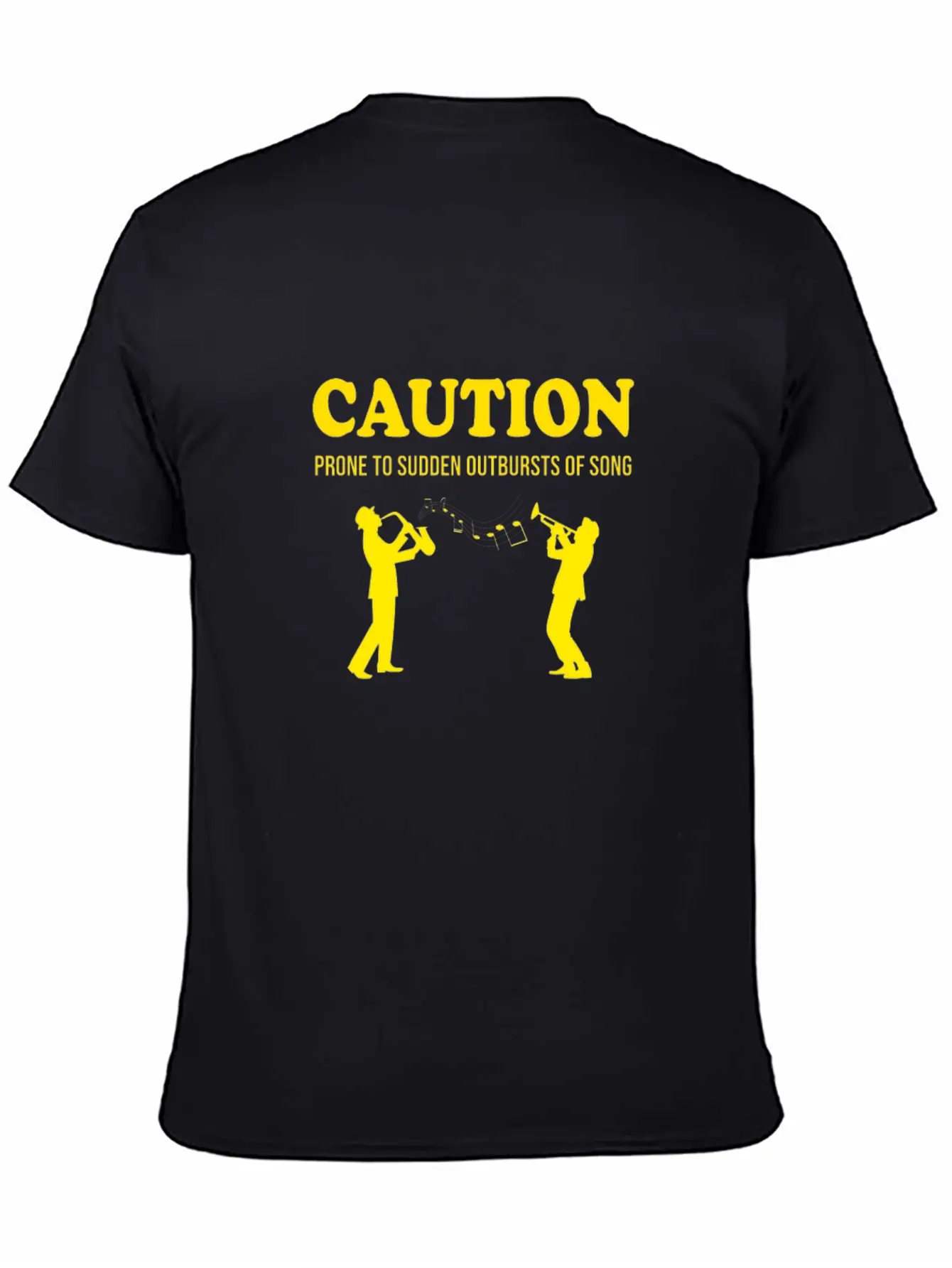 Caution Prone To Sudden Outbursts Of Song Basic Graphic T-Shirt – Daily Comfort In Soft Cotton