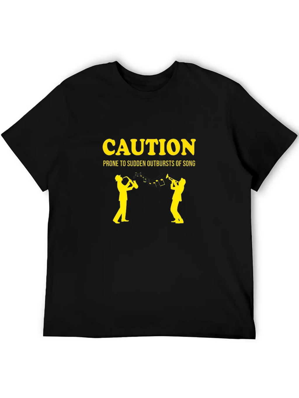 Caution Prone To Sudden Outbursts Of Song Basic Graphic T-Shirt – Daily Comfort In Soft Cotton