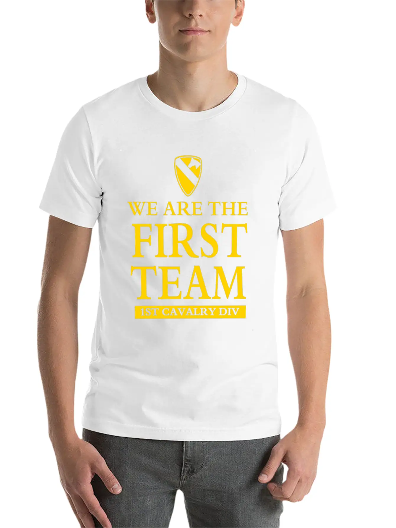Cavalery First Team Division Basic Graphic T-Shirt – Daily Comfort In Soft Cotton