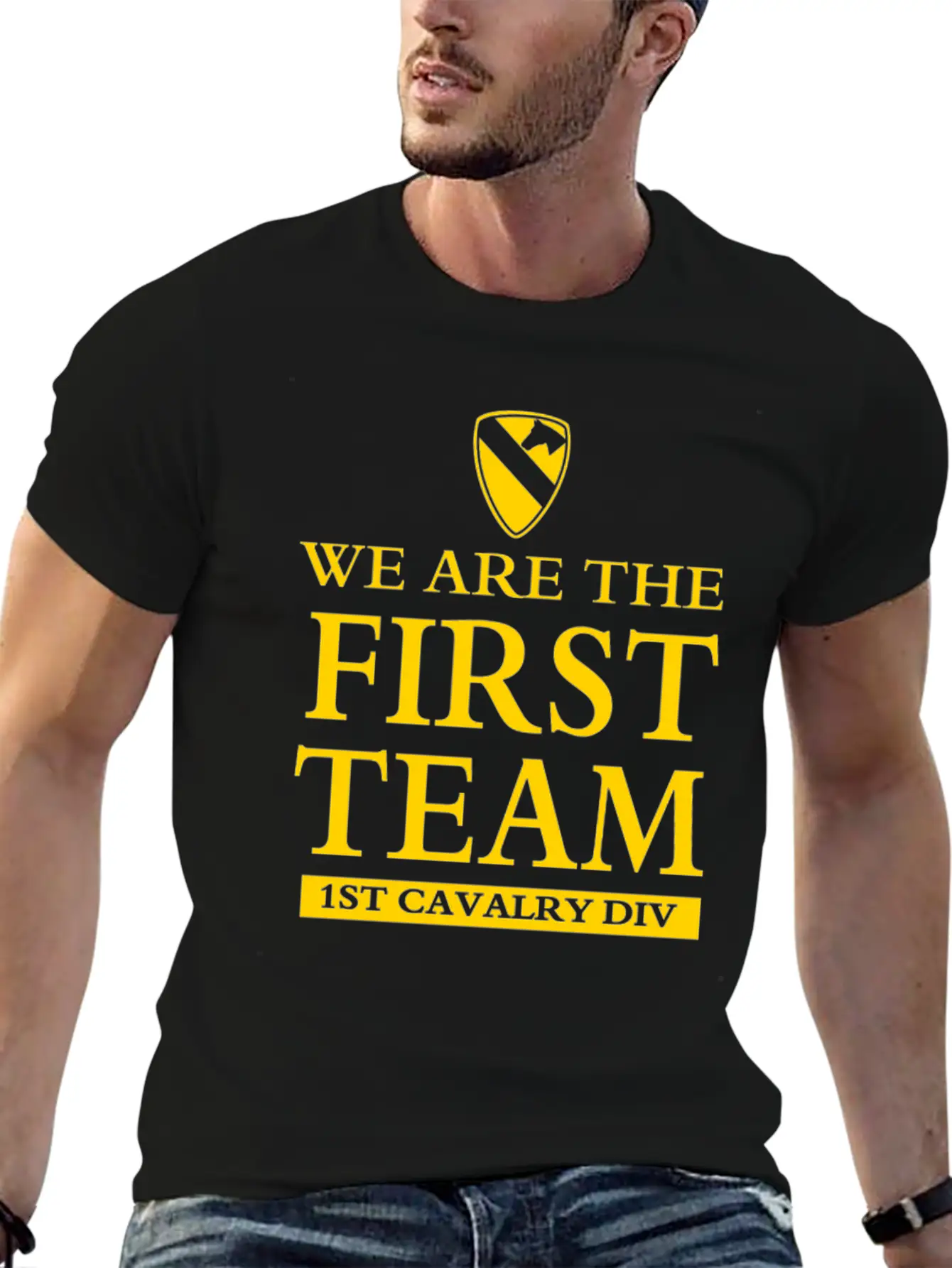 Cavalery First Team Division Basic Graphic T-Shirt – Daily Comfort In Soft Cotton