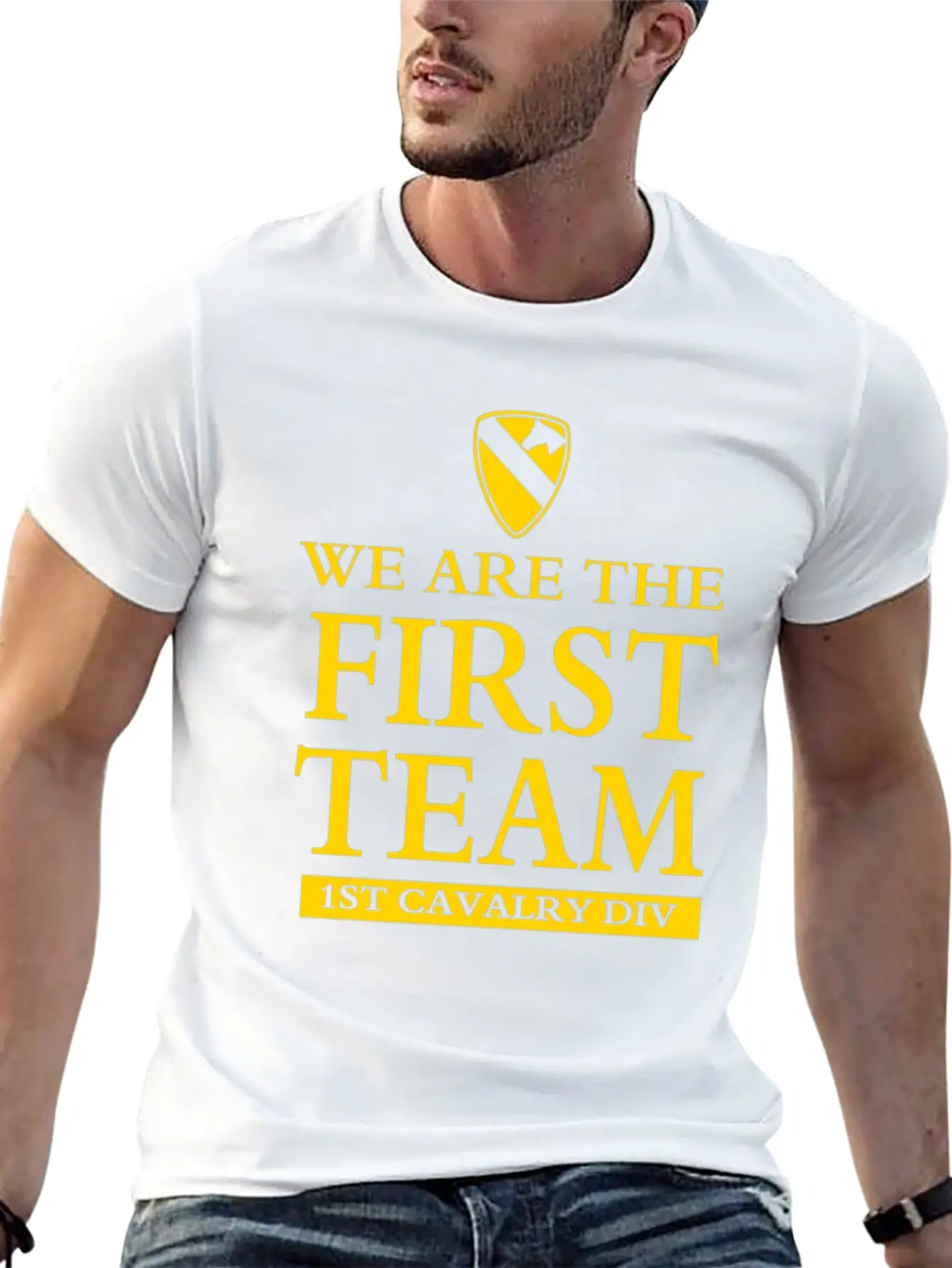 Cavalery First Team Division Basic Graphic T-Shirt – Daily Comfort In Soft Cotton