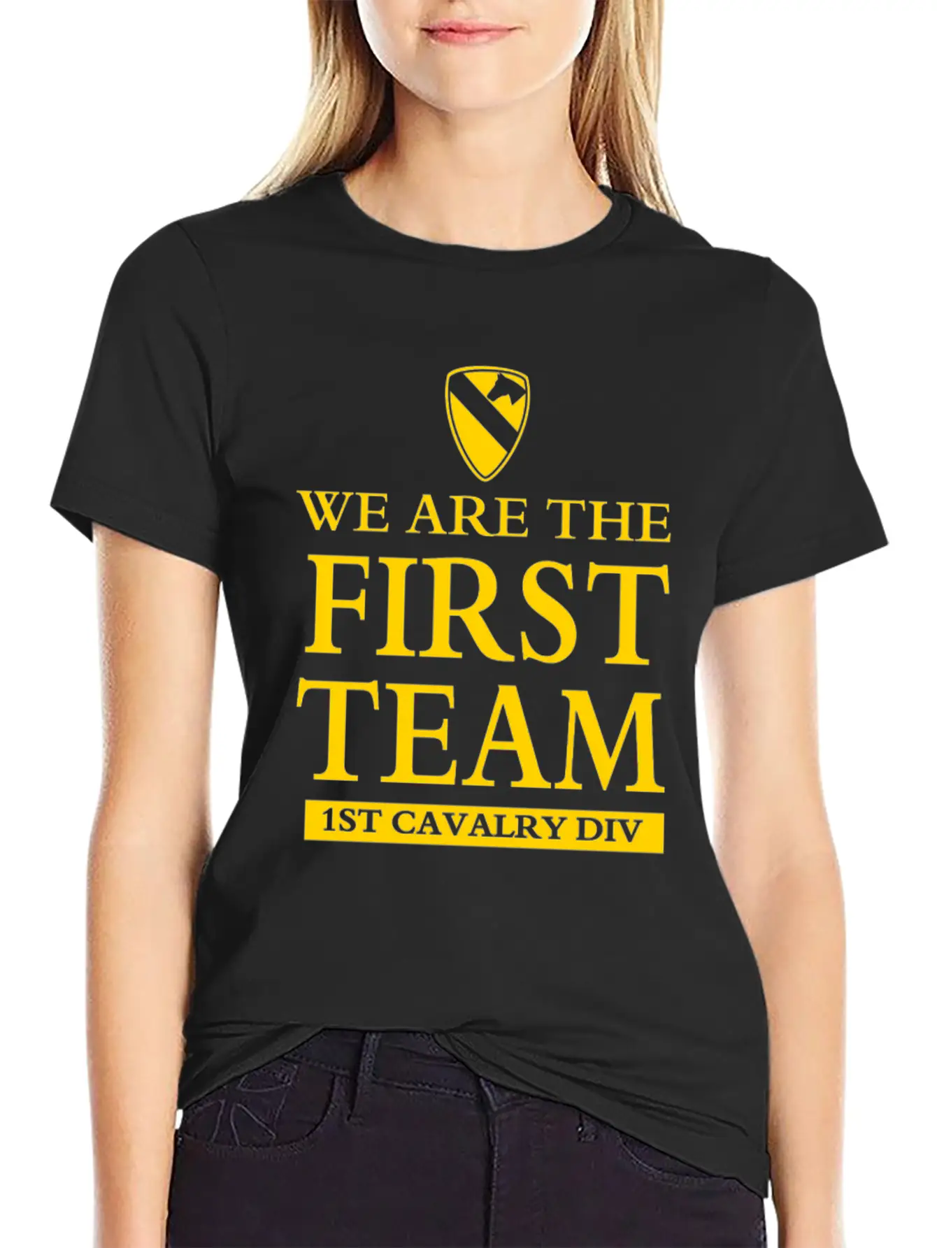 Cavalery First Team Division Basic Graphic T-Shirt – Daily Comfort In Soft Cotton