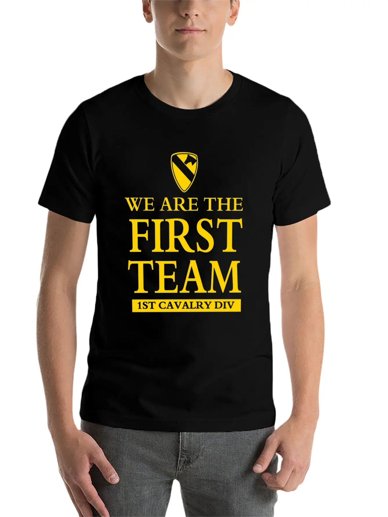 Cavalery First Team Division Basic Graphic T-Shirt – Daily Comfort In Soft Cotton