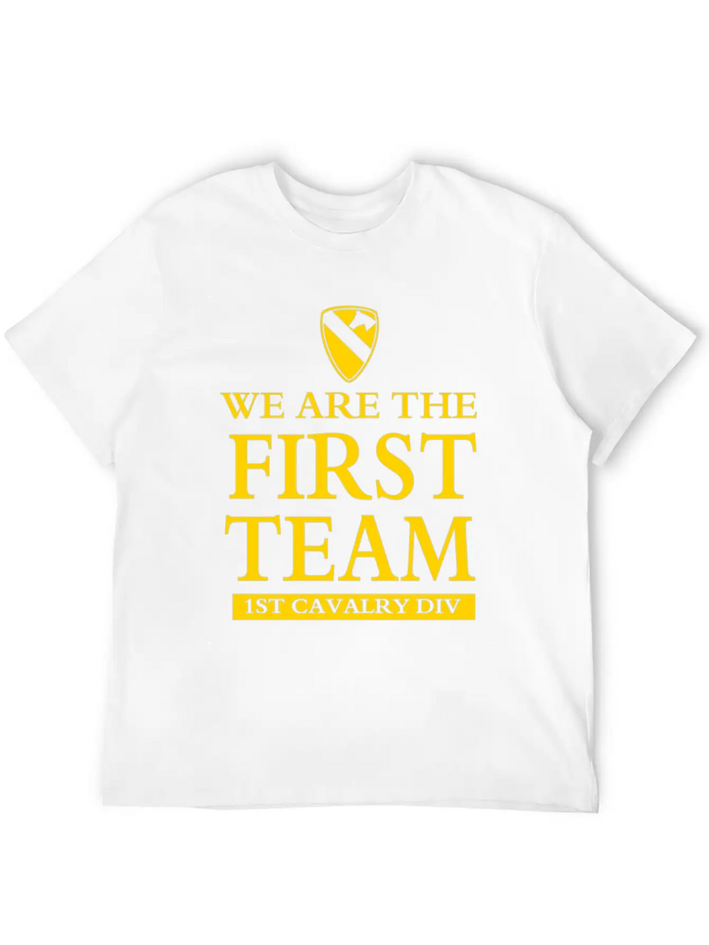 Cavalery First Team Division Basic Graphic T-Shirt – Daily Comfort In Soft Cotton
