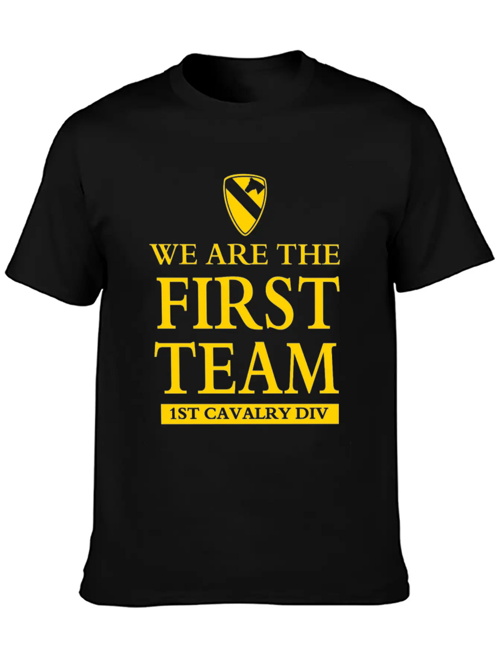 Cavalery First Team Division Basic Graphic T-Shirt – Daily Comfort In Soft Cotton