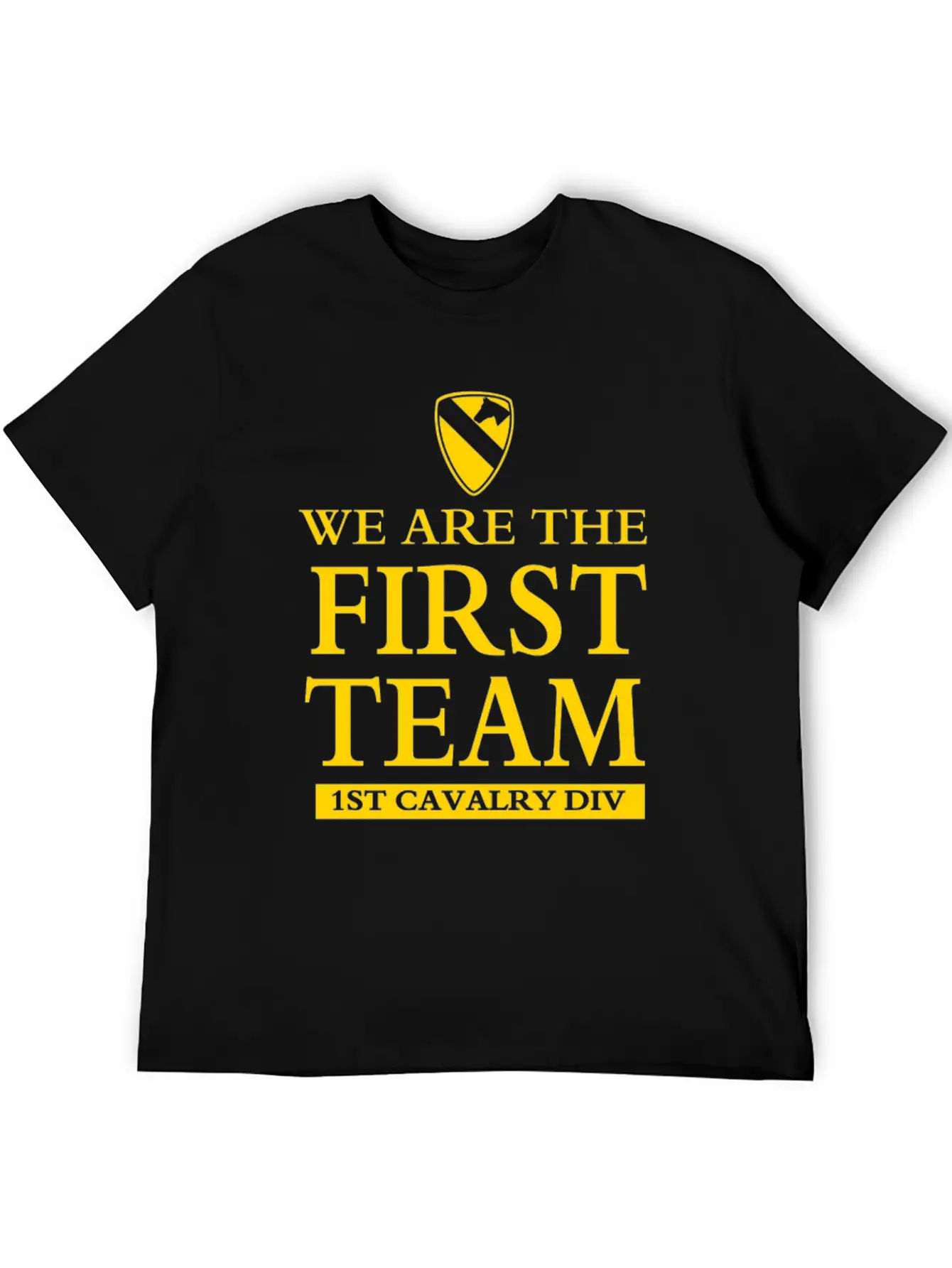 Cavalery First Team Division Basic Graphic T-Shirt – Daily Comfort In Soft Cotton