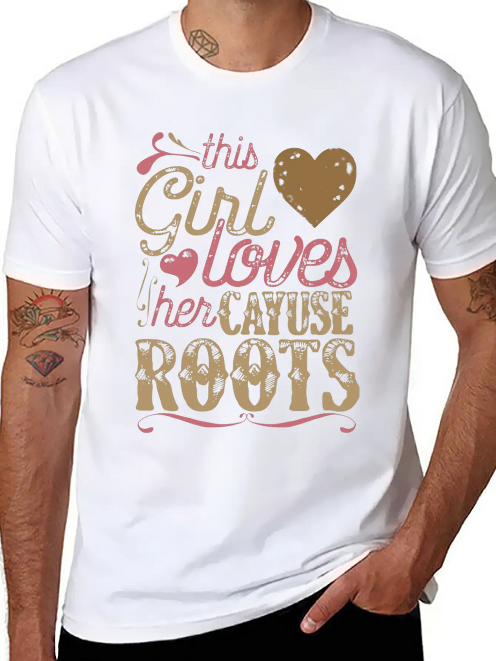 Cayuse Roots Shirt Gift Breathable Graphic T-Shirt – Perfect For Casual Days