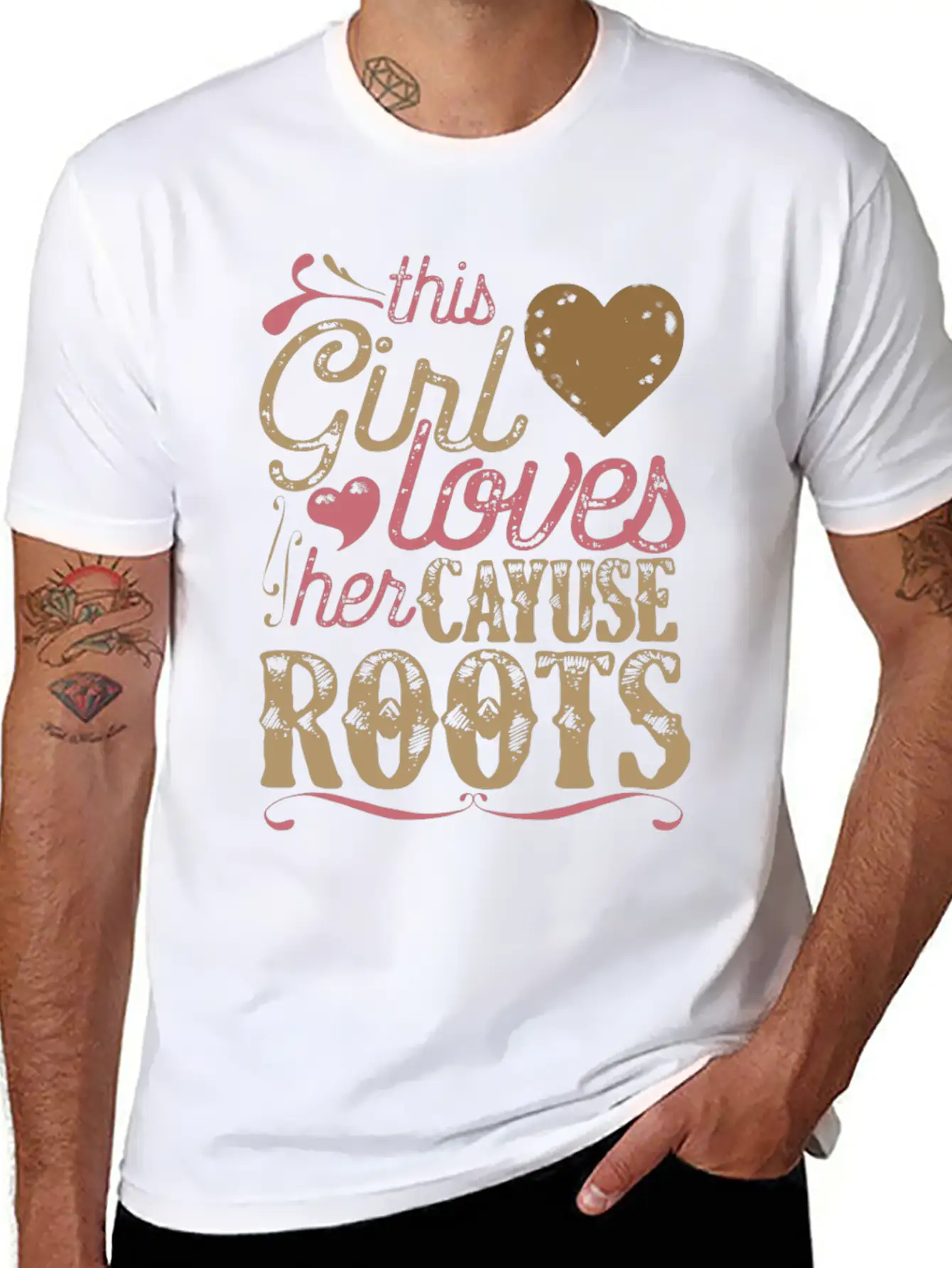 Cayuse Roots Shirt Gift Breathable Graphic T-Shirt – Perfect For Casual Days