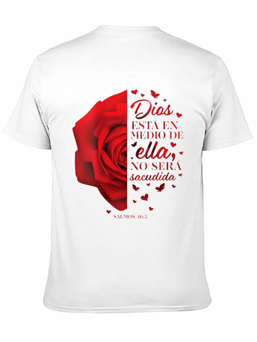 Dios Rose Graphic Tee - Christian Inspired T-Shirt