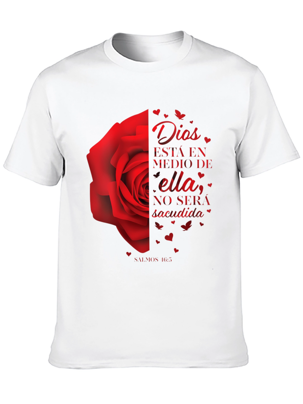Dios Rose Graphic Tee - Christian Inspired T-Shirt