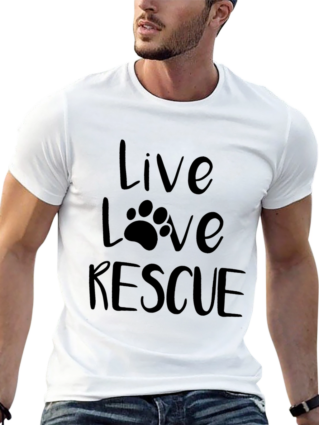 Live Love Rescue Graphic Tee