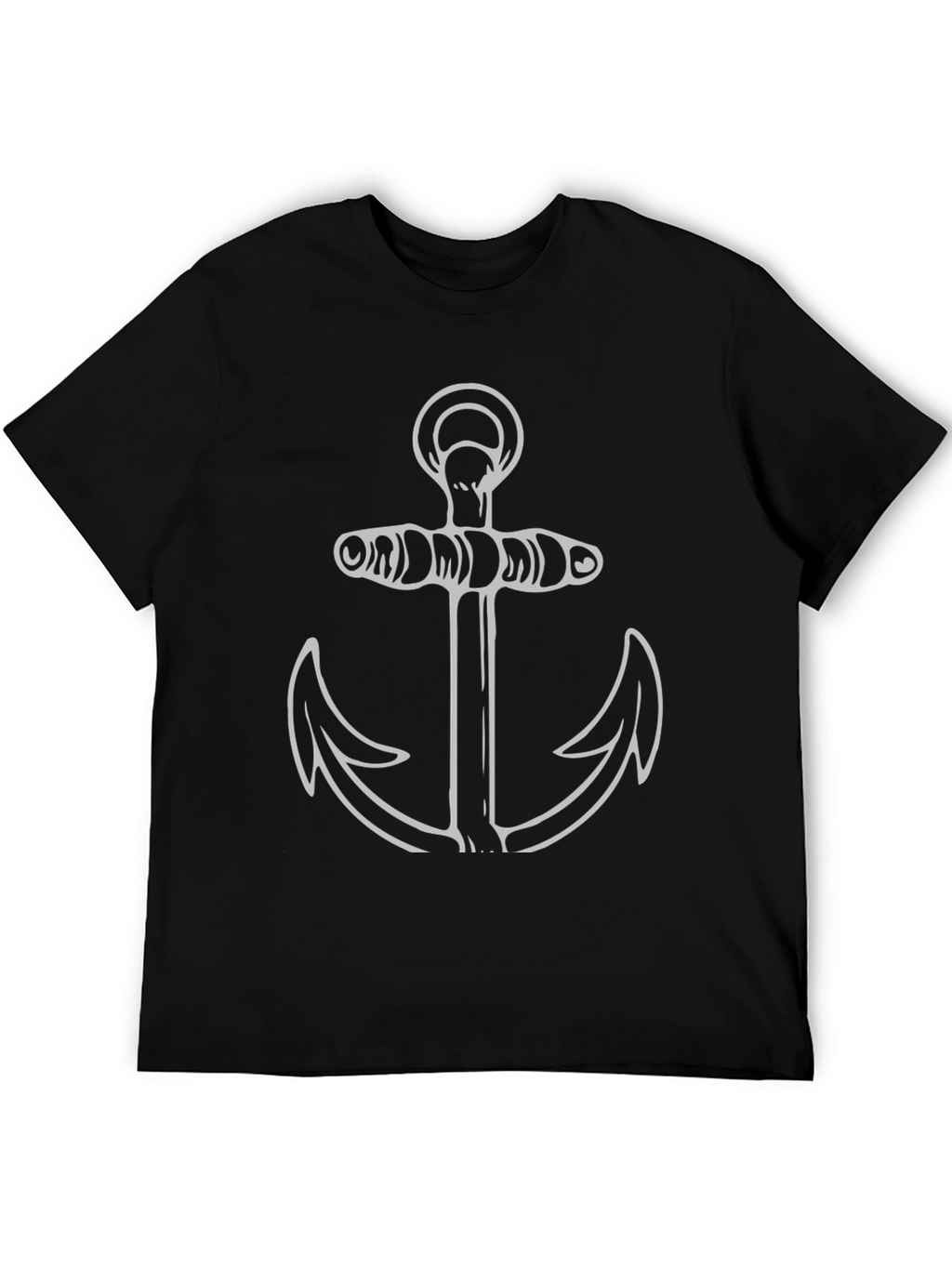 Anchor Graphic Tee - Nautical Style