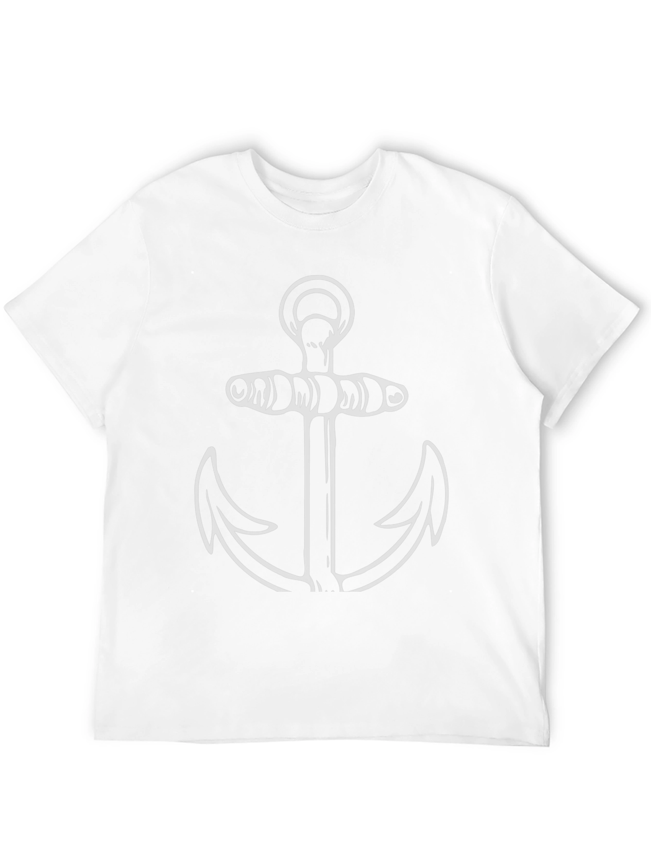 Anchor Graphic Tee - Nautical Style