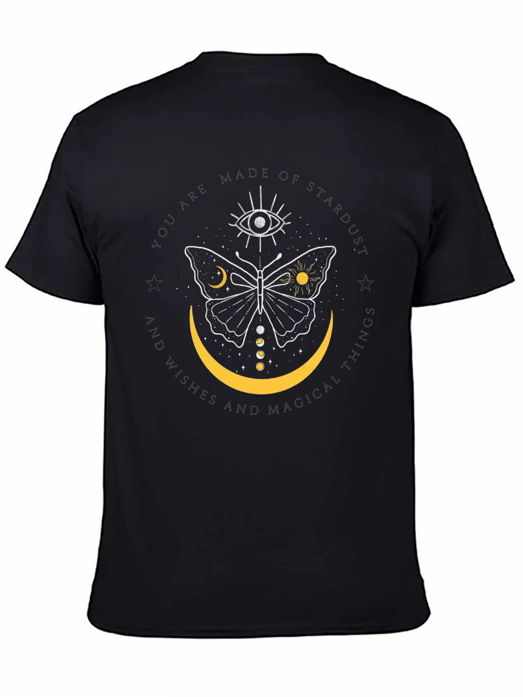 Celestial Butterfly Relaxed Everyday Tee – Lightweight And Durable Cotton