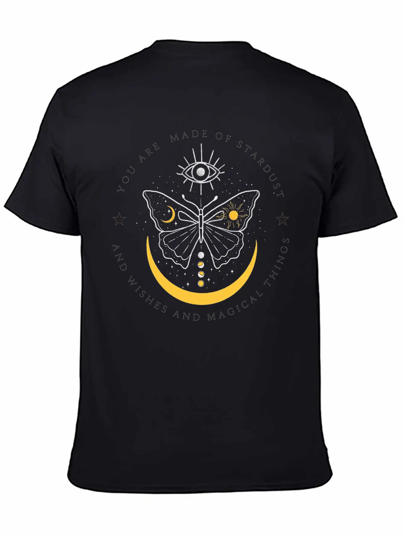 Celestial Butterfly Relaxed Everyday Tee – Lightweight And Durable Cotton