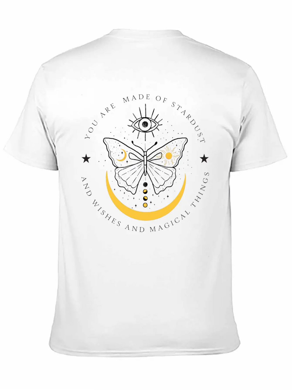 Celestial Butterfly Relaxed Everyday Tee – Lightweight And Durable Cotton
