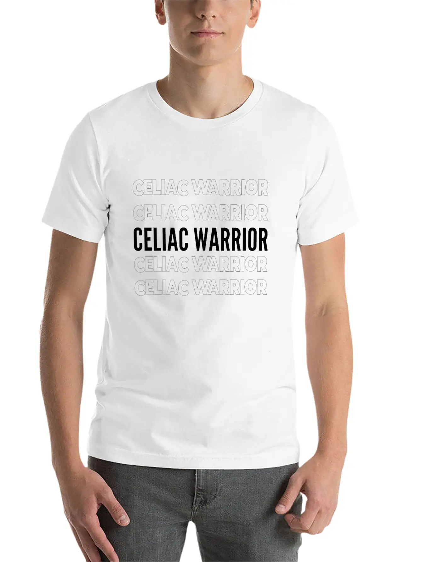 Celiac Warrior Celiac Disease Awareness Fighter Timeless Short Sleeve Tee – Comfy And Minimalist Design