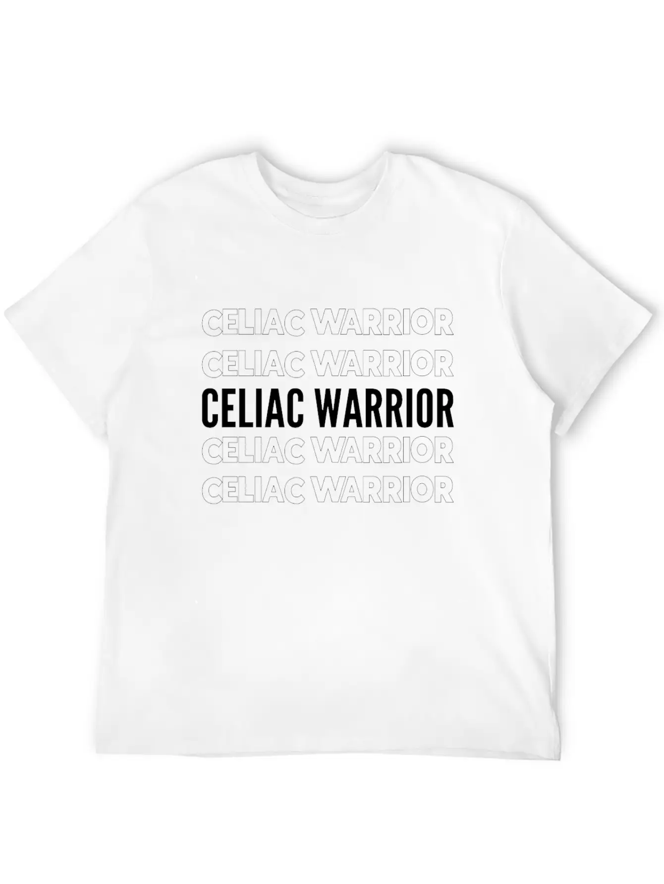 Celiac Warrior Celiac Disease Awareness Fighter Timeless Short Sleeve Tee – Comfy And Minimalist Design