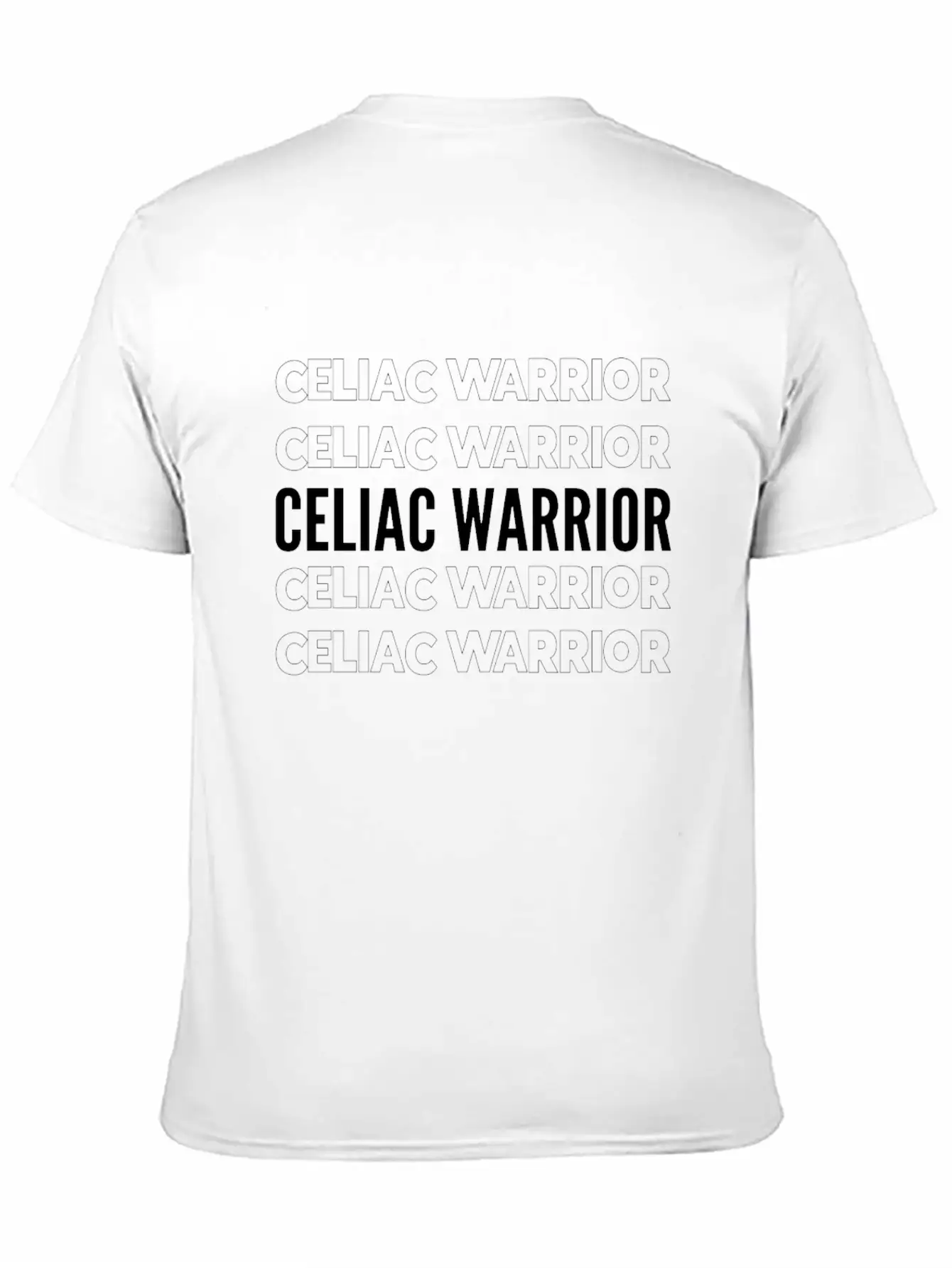 Celiac Warrior Celiac Disease Awareness Fighter Timeless Short Sleeve Tee – Comfy And Minimalist Design