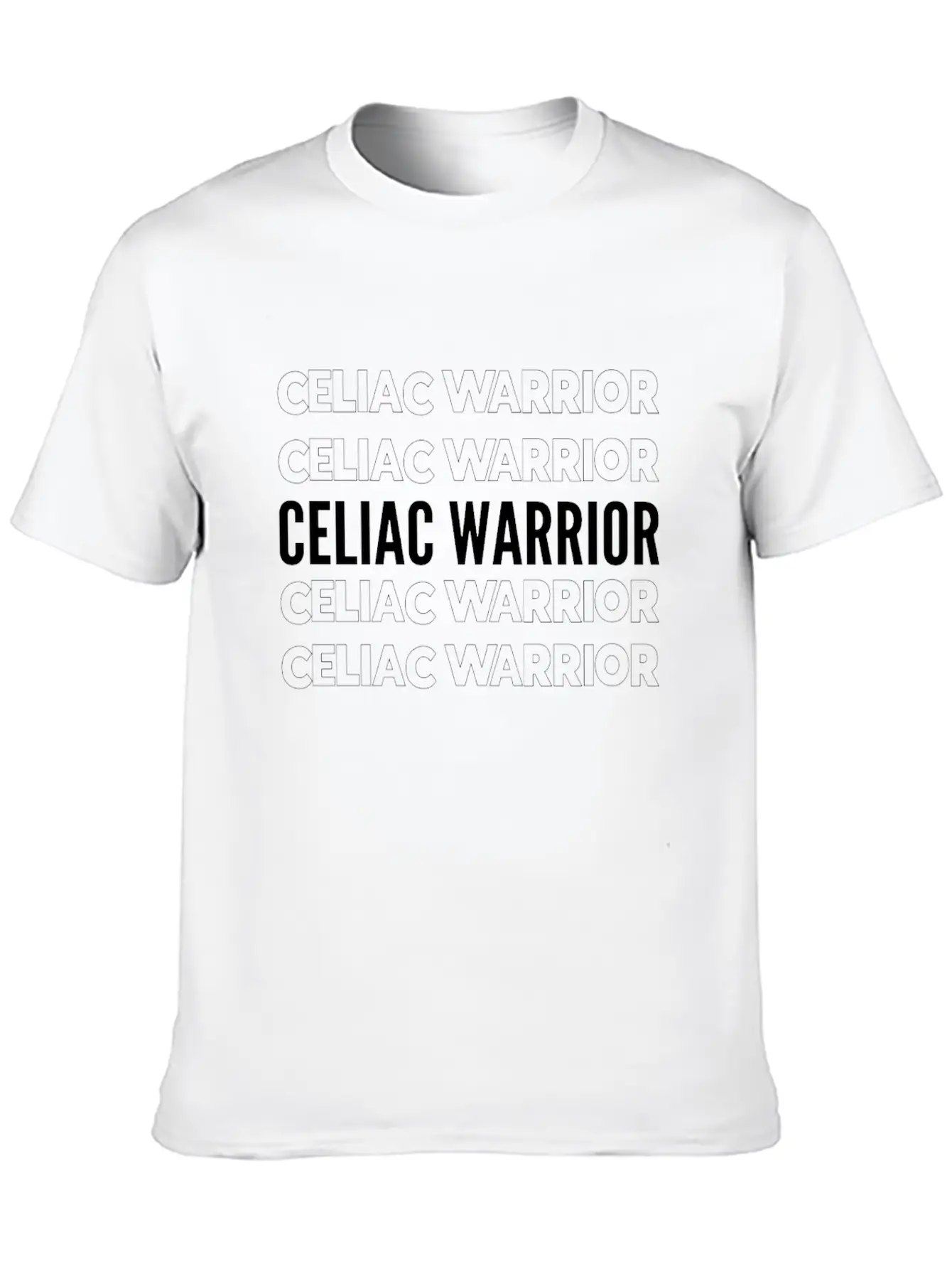Celiac Warrior Celiac Disease Awareness Fighter Timeless Short Sleeve Tee – Comfy And Minimalist Design
