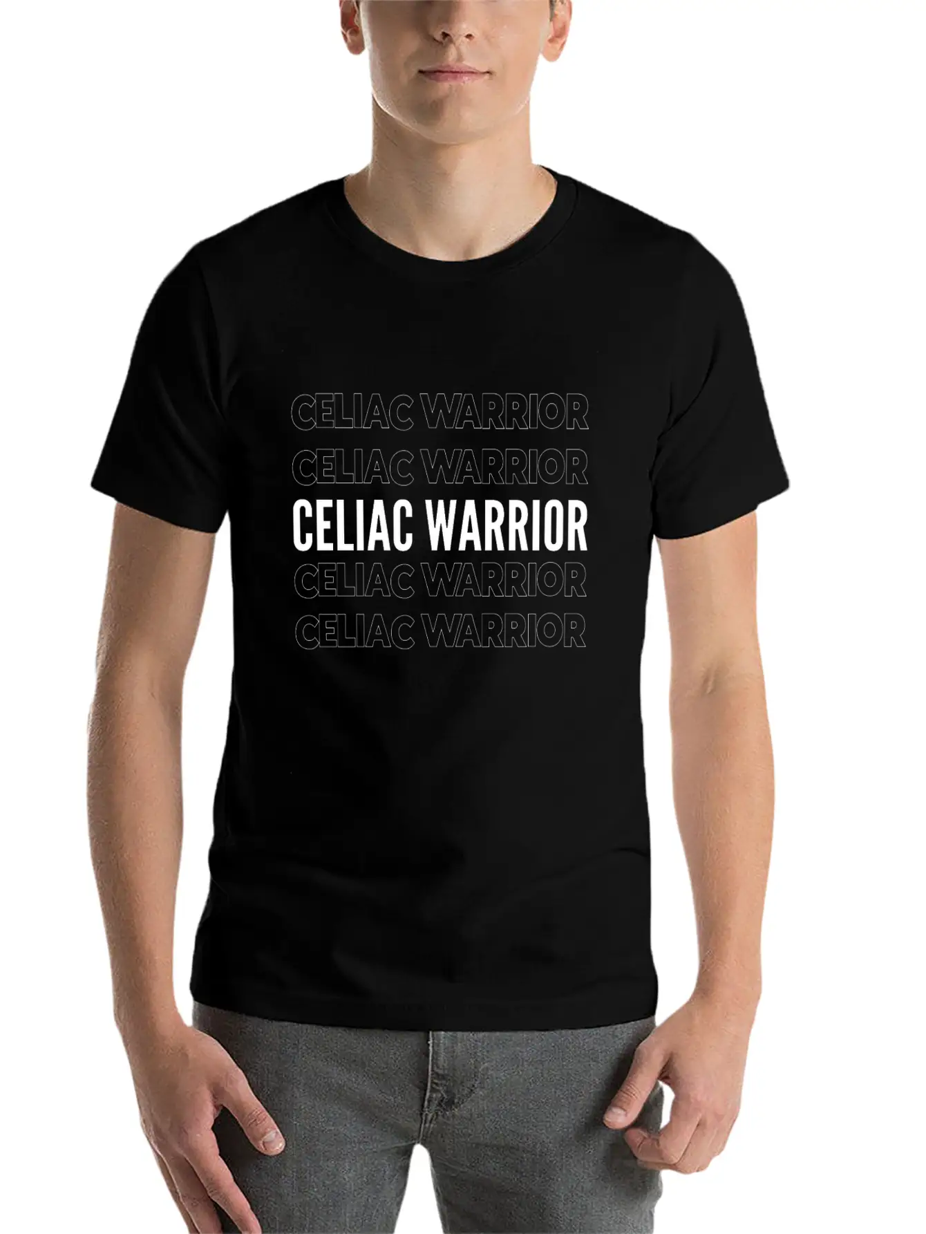 Celiac Warrior Celiac Disease Awareness Fighter Timeless Short Sleeve Tee – Comfy And Minimalist Design