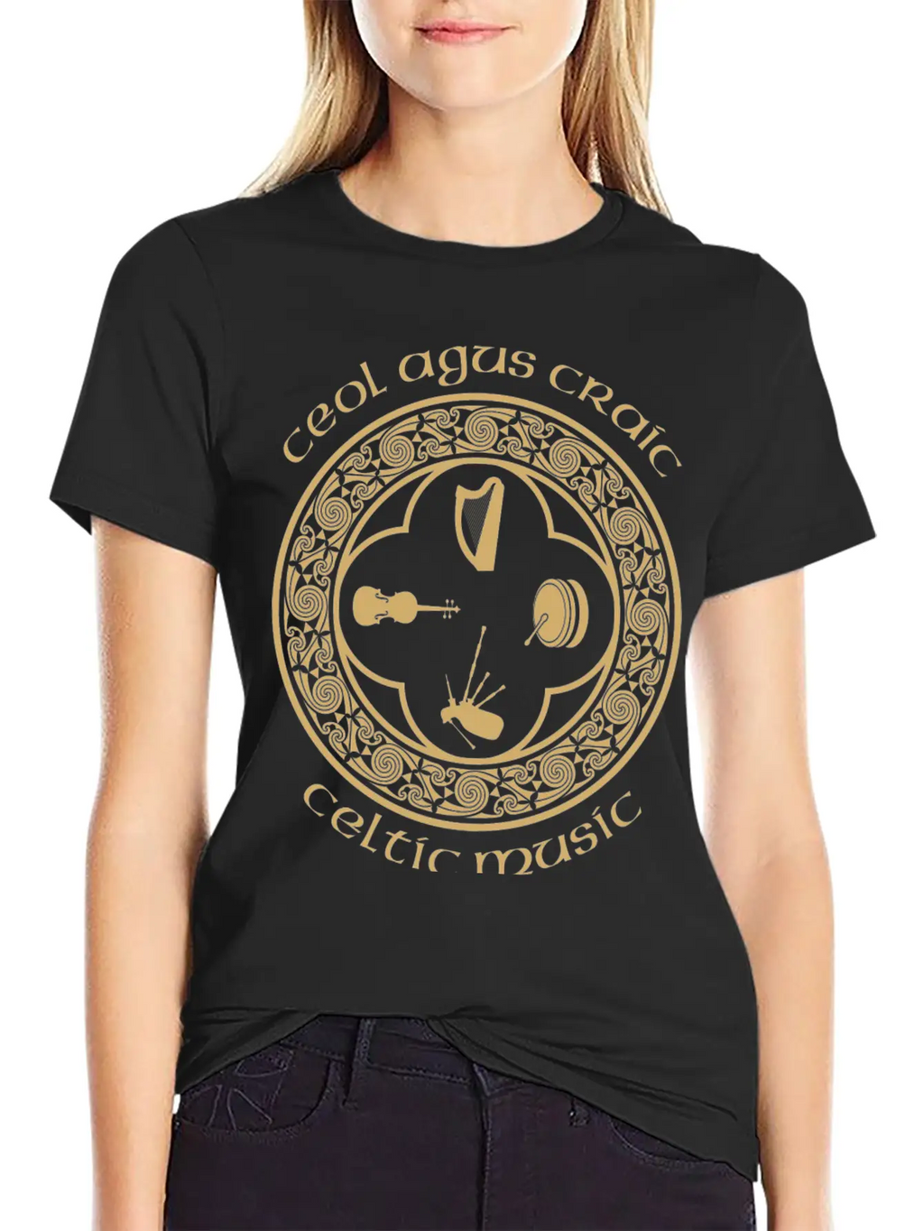 Celtic Music Essential Cotton Tee For Daily Outfits – Unisex Style
