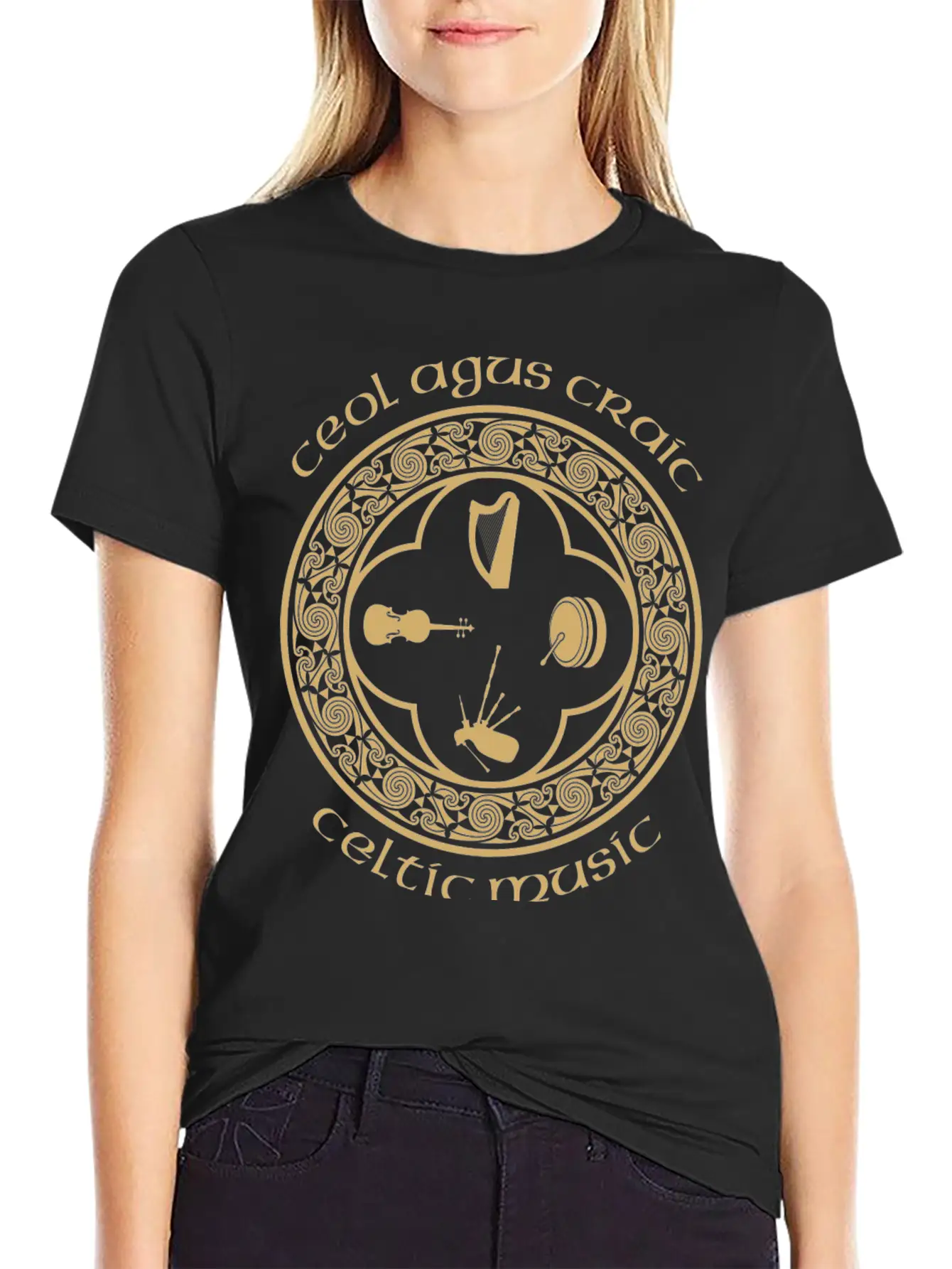 Celtic Music Essential Cotton Tee For Daily Outfits – Unisex Style
