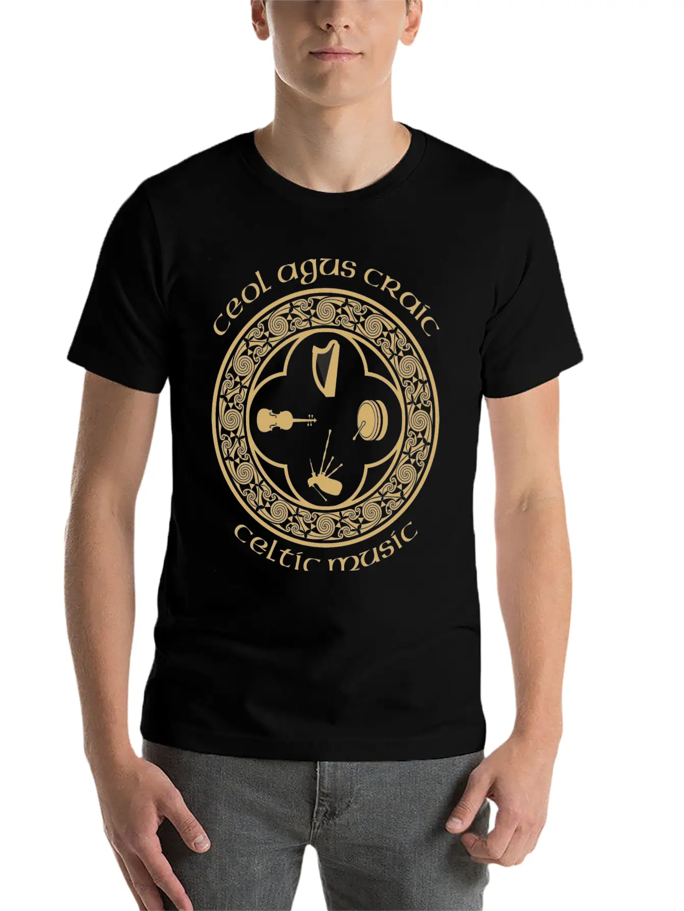 Celtic Music Essential Cotton Tee For Daily Outfits – Unisex Style