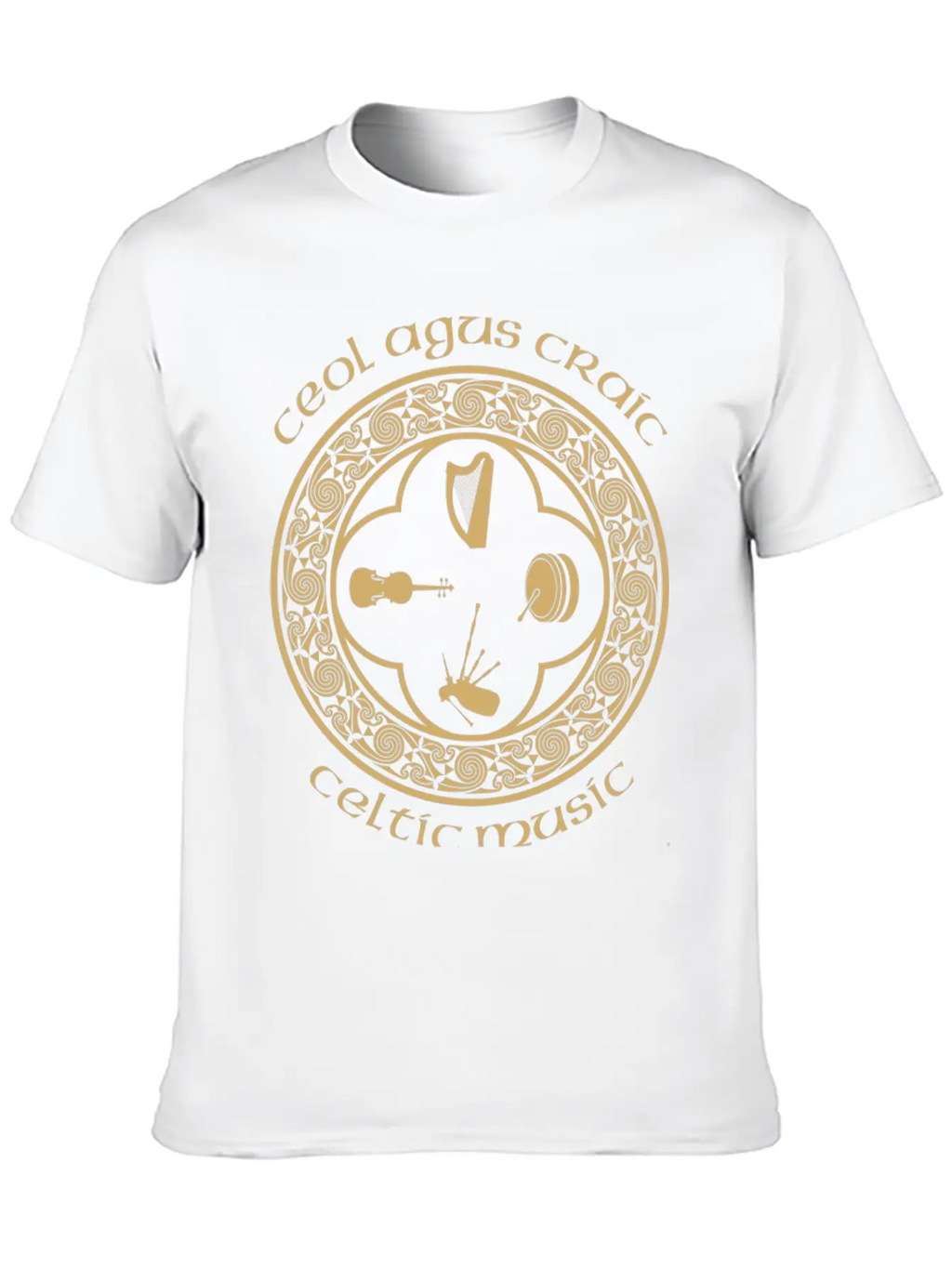 Celtic Music Essential Cotton Tee For Daily Outfits – Unisex Style