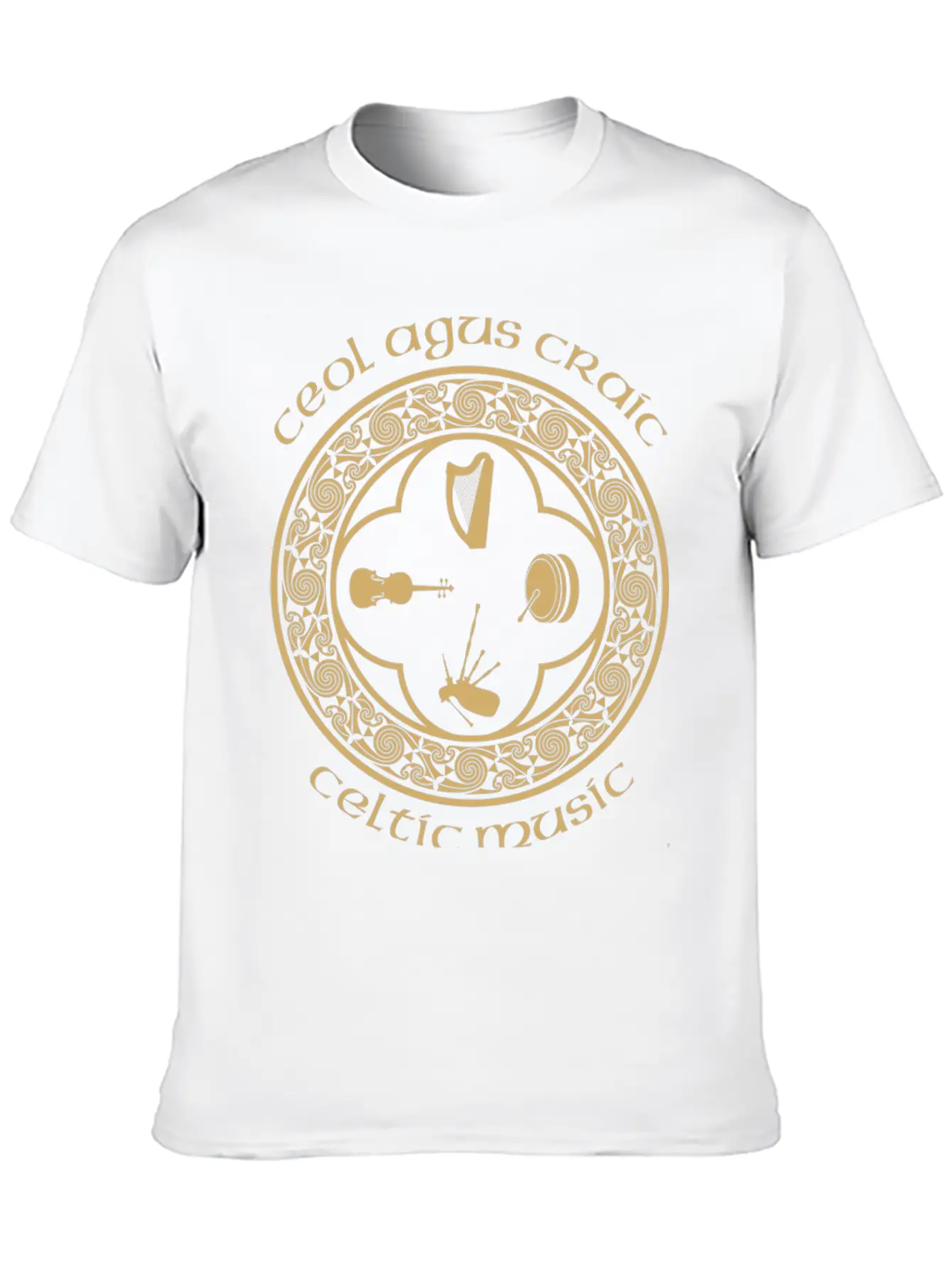 Celtic Music Essential Cotton Tee For Daily Outfits – Unisex Style
