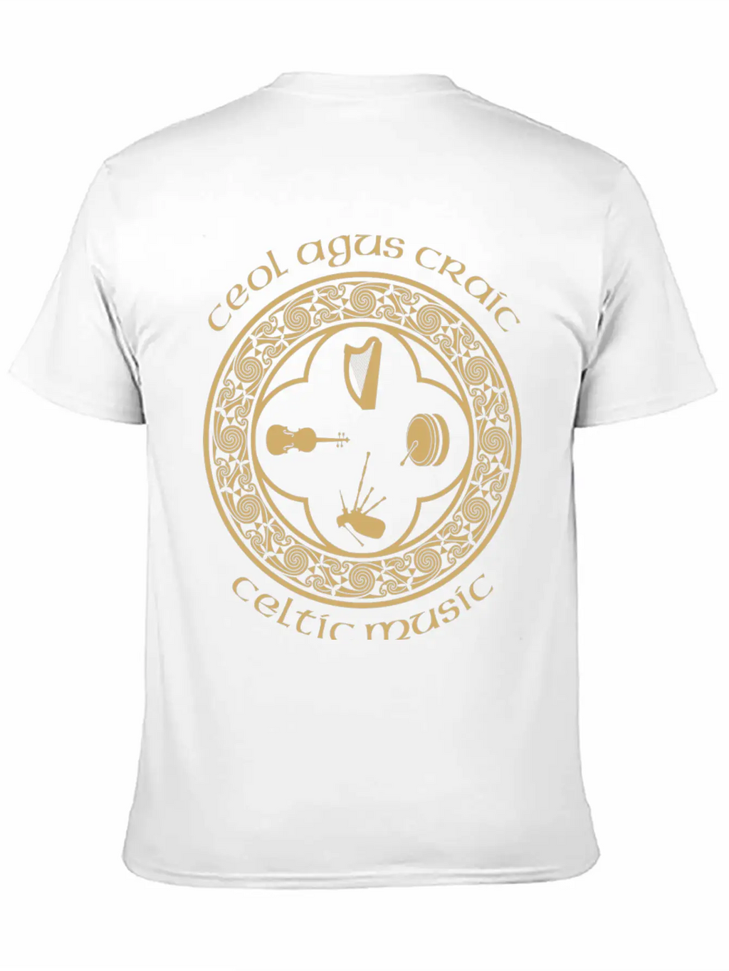 Celtic Music Essential Cotton Tee For Daily Outfits – Unisex Style