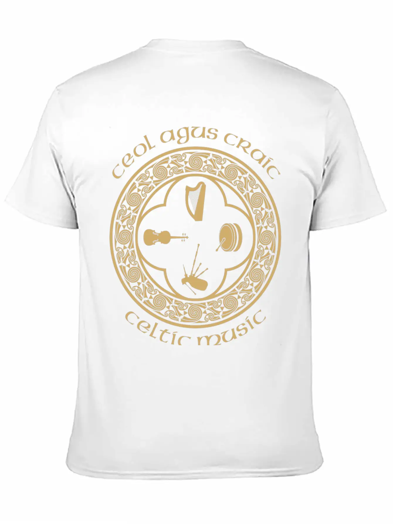 Celtic Music Essential Cotton Tee For Daily Outfits – Unisex Style