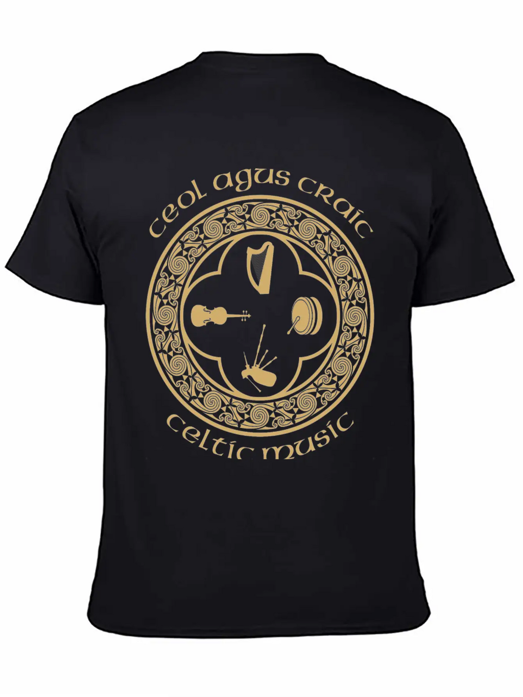 Celtic Music Essential Cotton Tee For Daily Outfits – Unisex Style