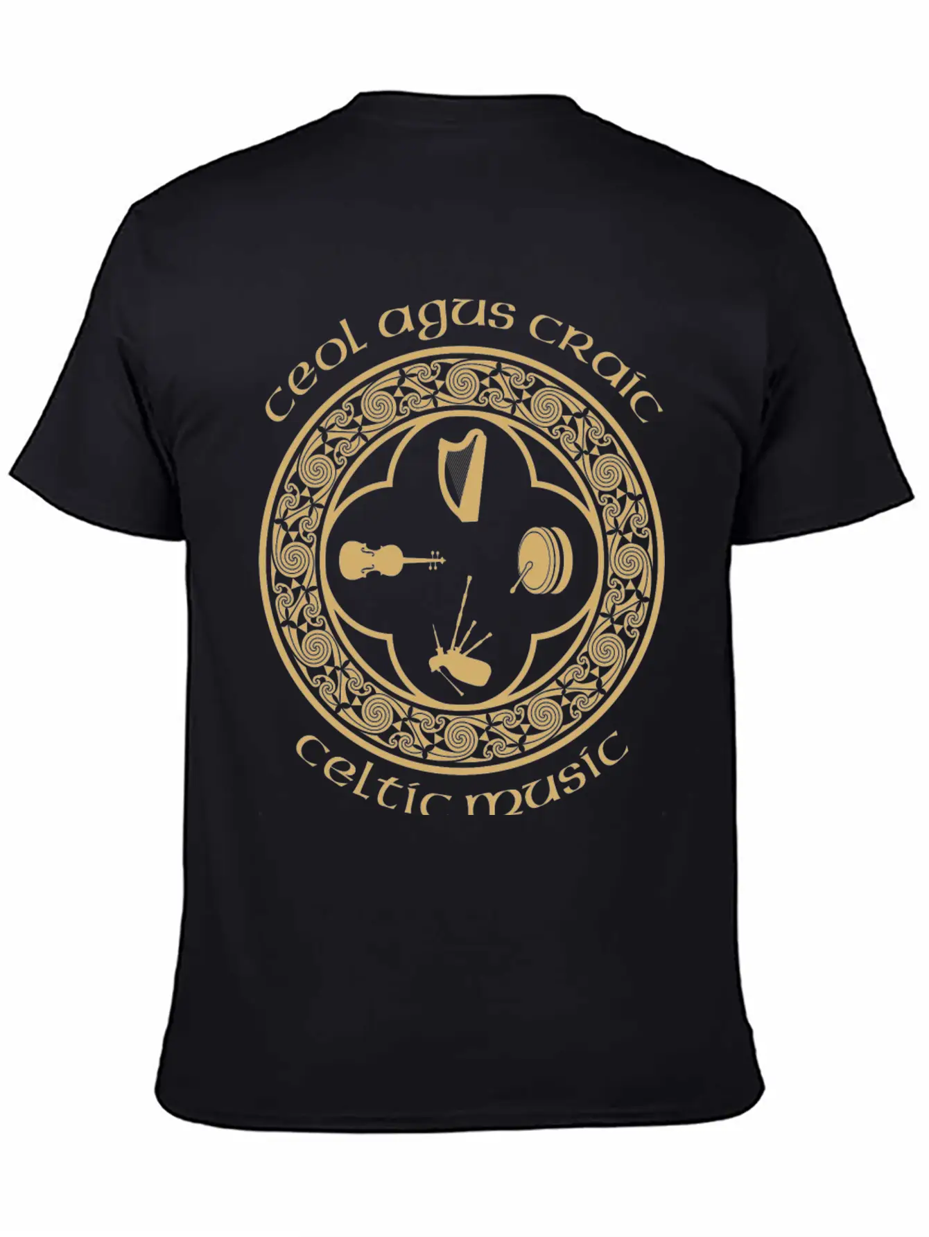 Celtic Music Essential Cotton Tee For Daily Outfits – Unisex Style