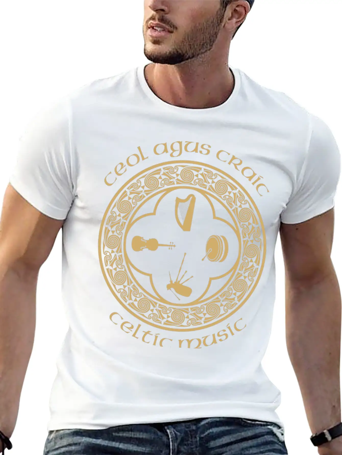 Celtic Music Essential Cotton Tee For Daily Outfits – Unisex Style