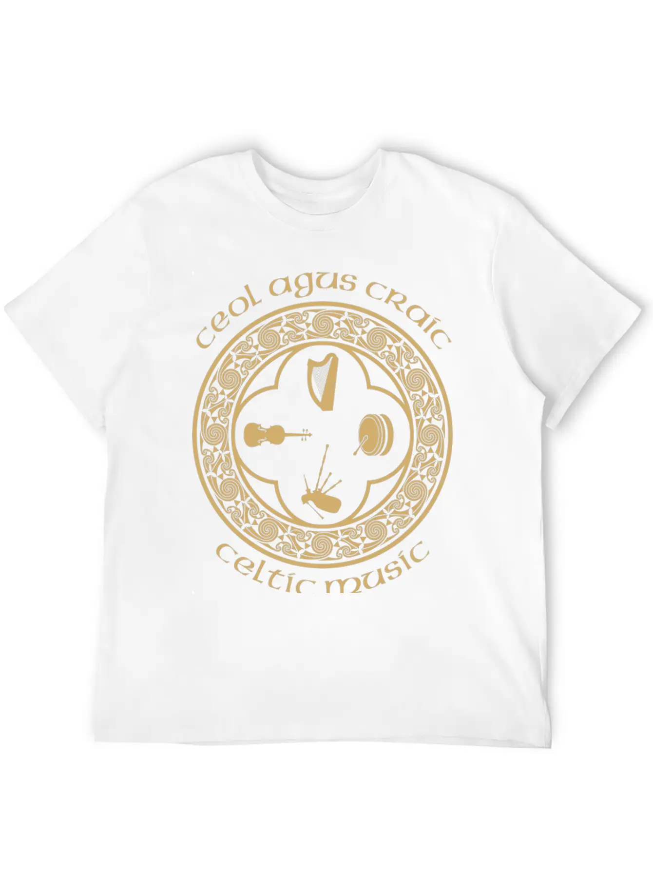 Celtic Music Essential Cotton Tee For Daily Outfits – Unisex Style