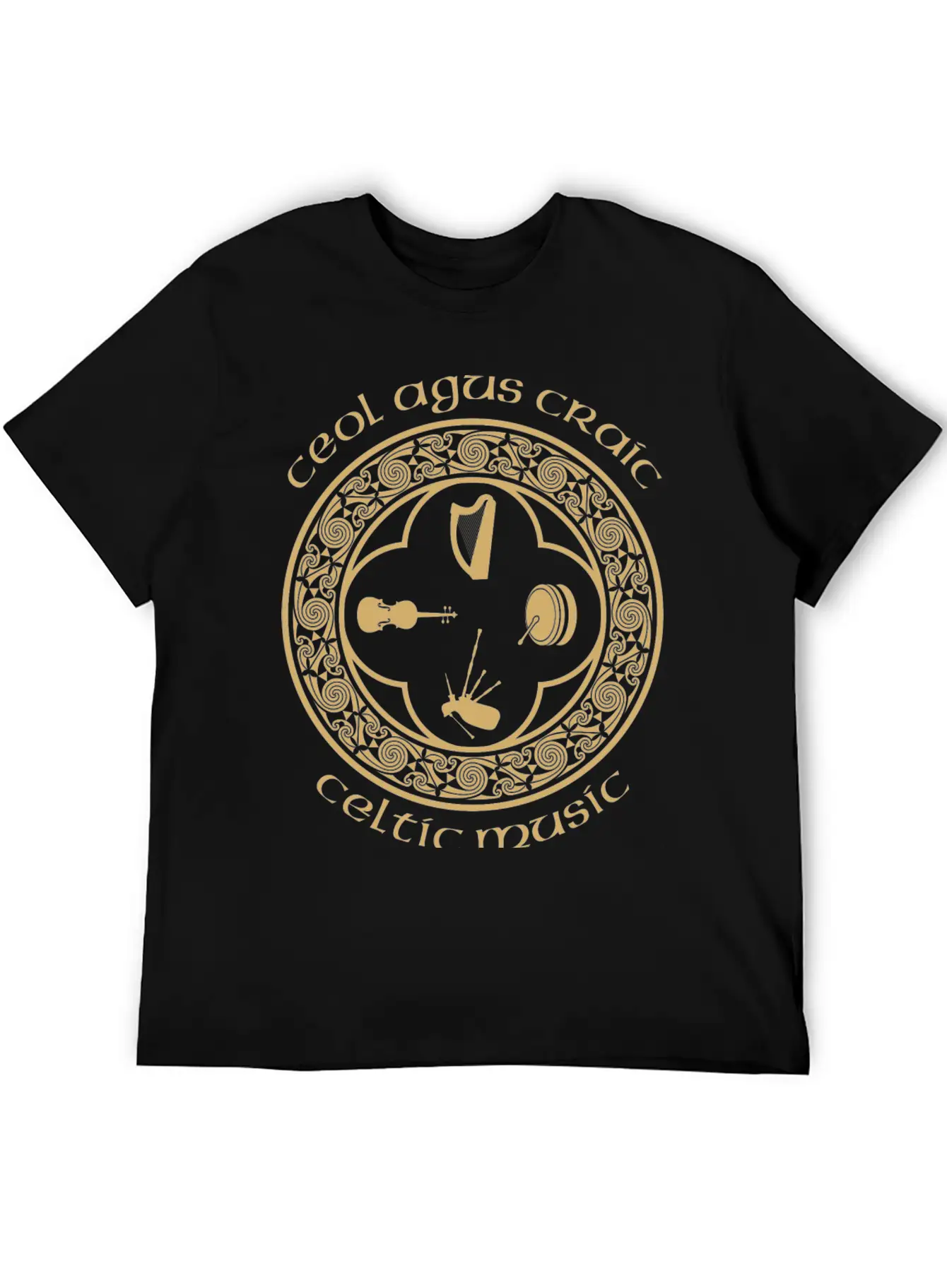 Celtic Music Essential Cotton Tee For Daily Outfits – Unisex Style