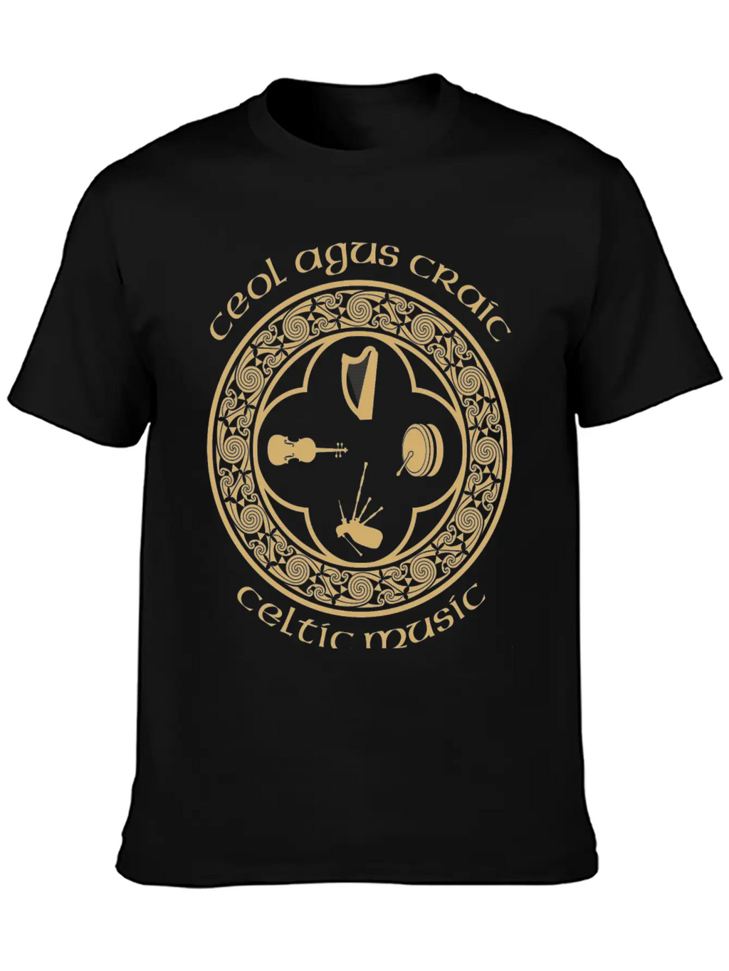 Celtic Music Essential Cotton Tee For Daily Outfits – Unisex Style