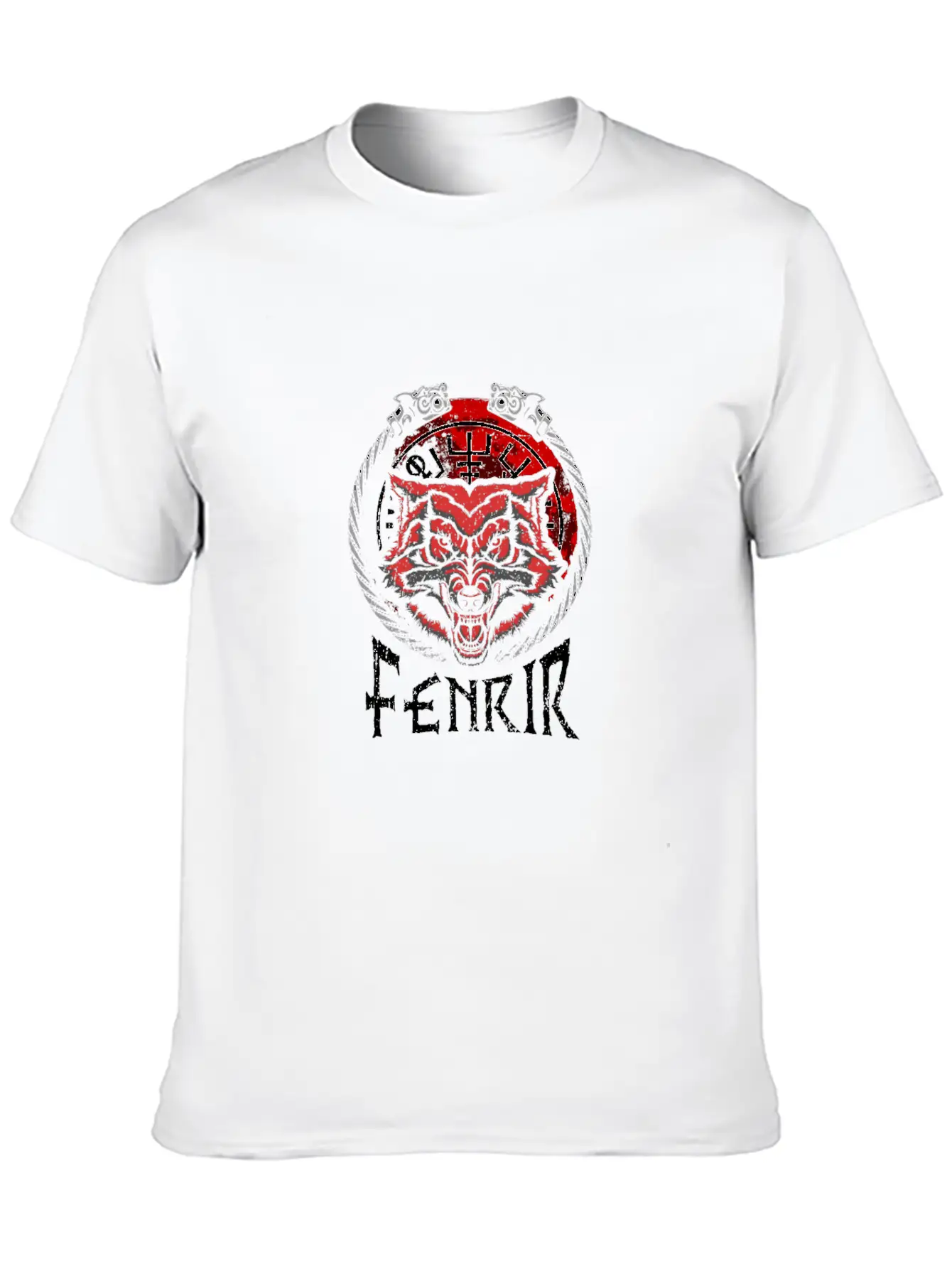 Celtic Mythology Fenrir Wolf Runes Norse Vikings Timeless Short Sleeve Tee – Comfy And Minimalist Design