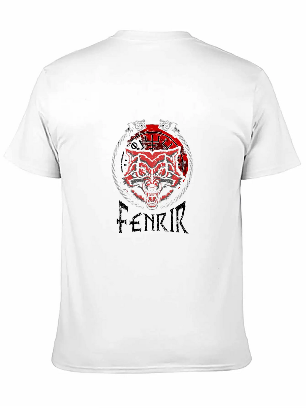 Celtic Mythology Fenrir Wolf Runes Norse Vikings Timeless Short Sleeve Tee – Comfy And Minimalist Design