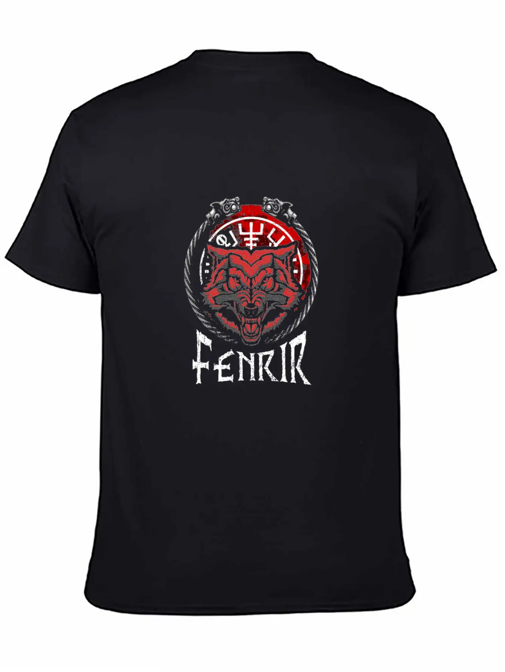 Celtic Mythology Fenrir Wolf Runes Norse Vikings Timeless Short Sleeve Tee – Comfy And Minimalist Design
