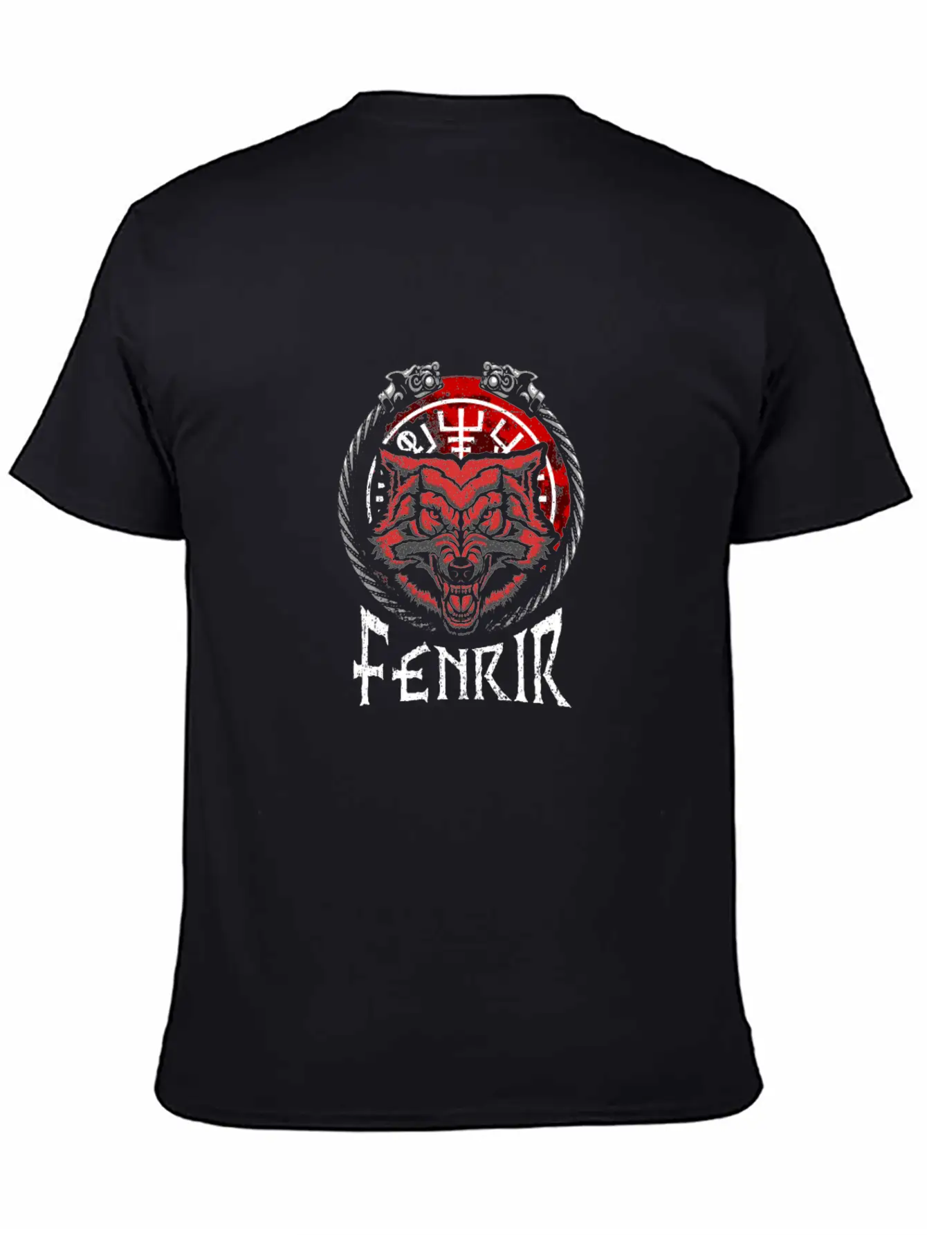 Celtic Mythology Fenrir Wolf Runes Norse Vikings Timeless Short Sleeve Tee – Comfy And Minimalist Design