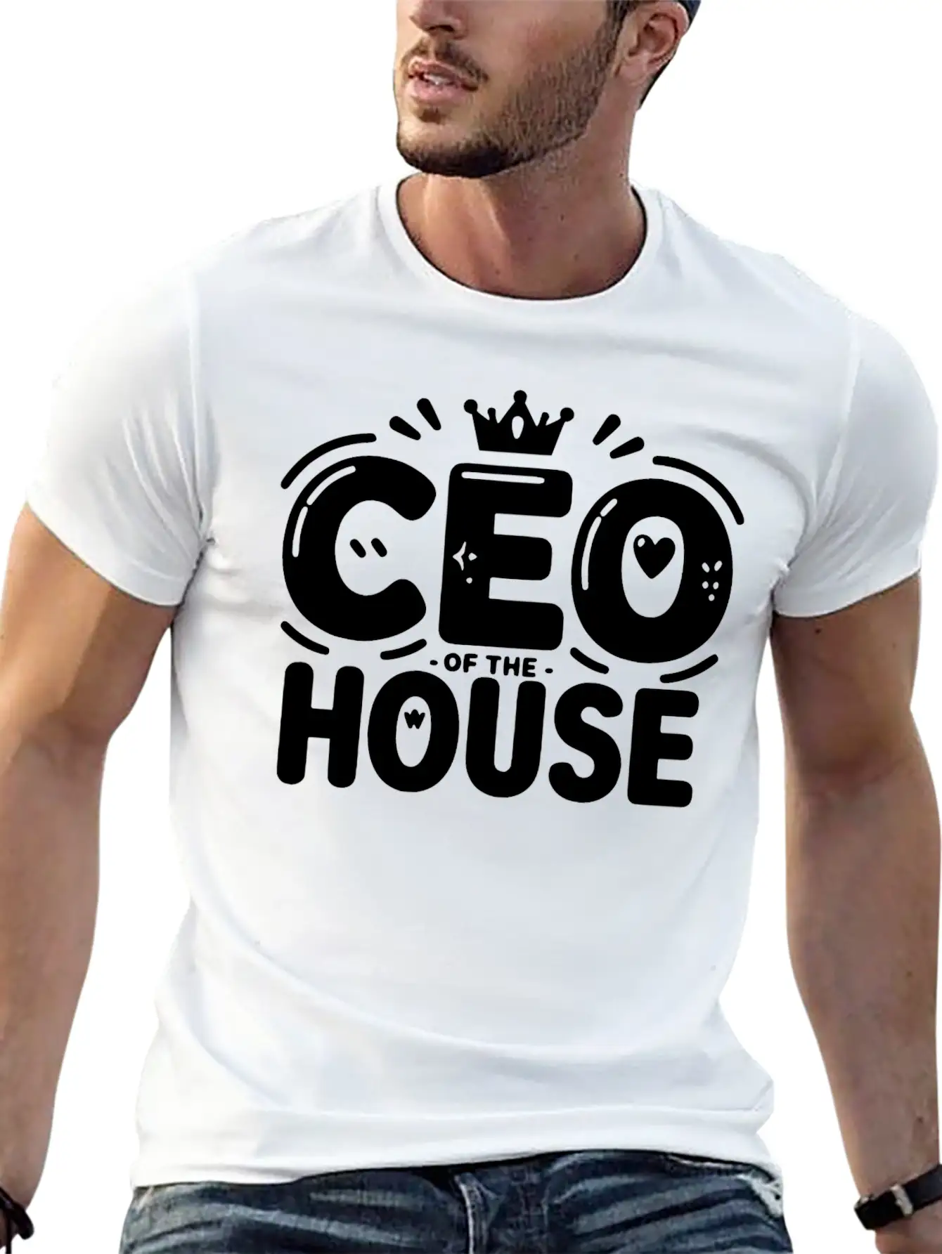 CEO Of The House Unisex Casual T-Shirt – Clean Design For Daily Comfort