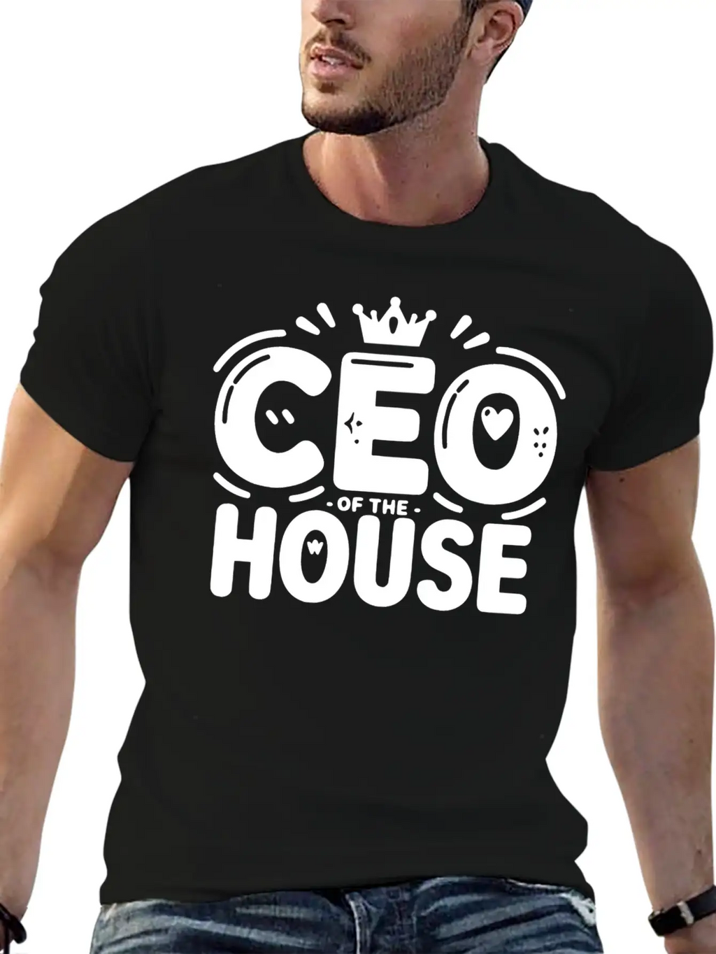 CEO Of The House Unisex Casual T-Shirt – Clean Design For Daily Comfort