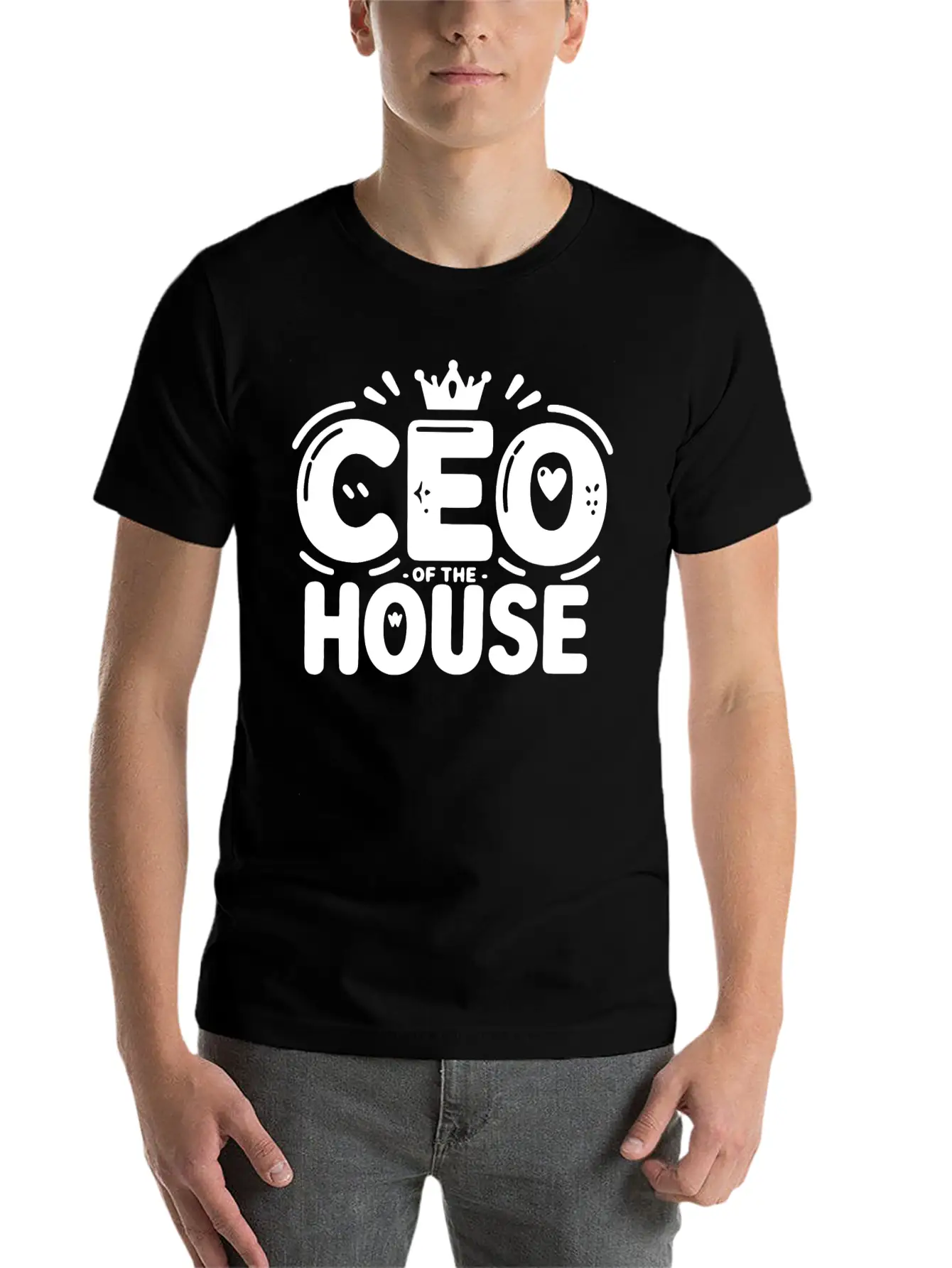 CEO Of The House Unisex Casual T-Shirt – Clean Design For Daily Comfort